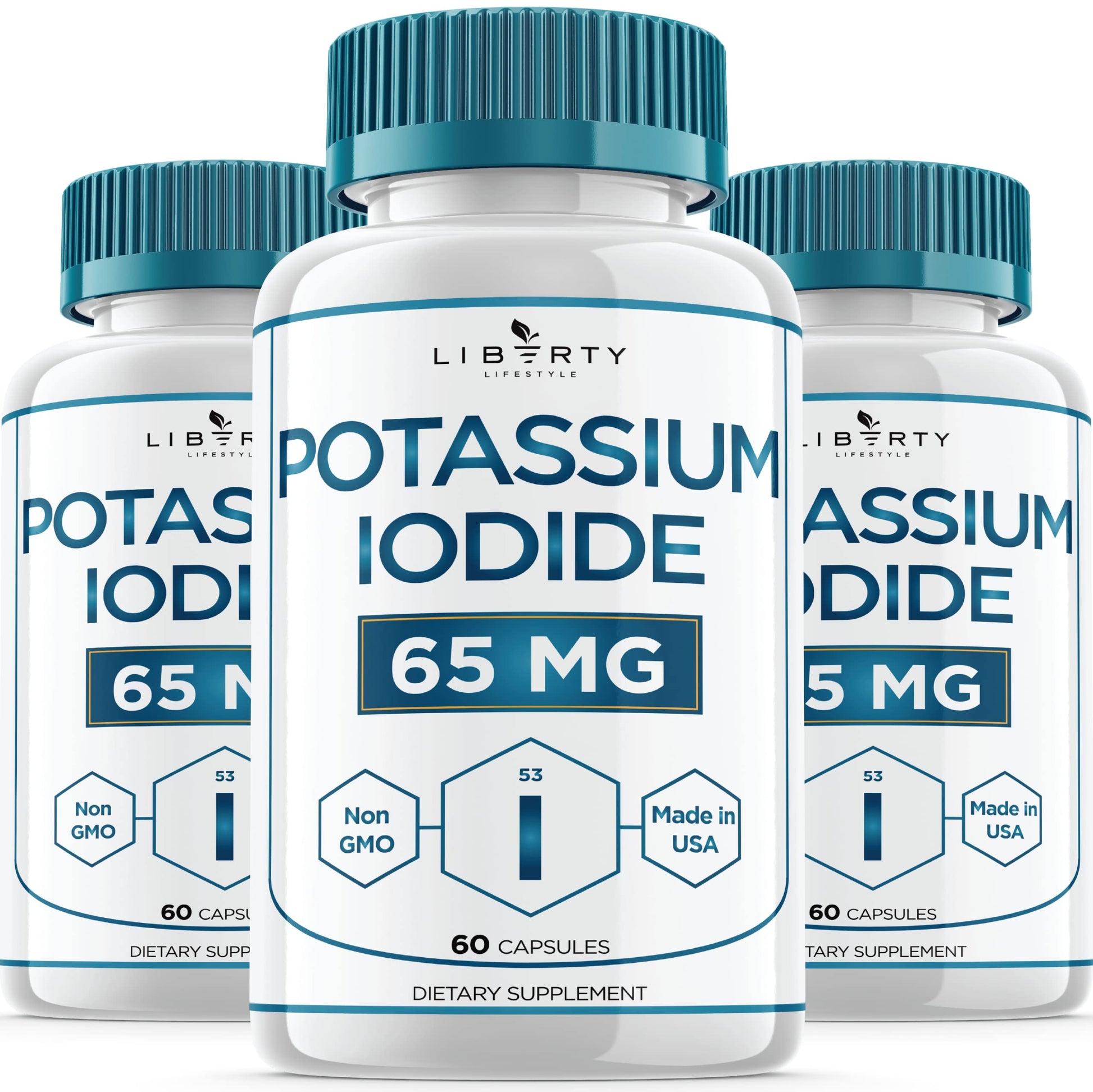 Liberty Lifestyle Potassium Iodide Capsules, 180 Count