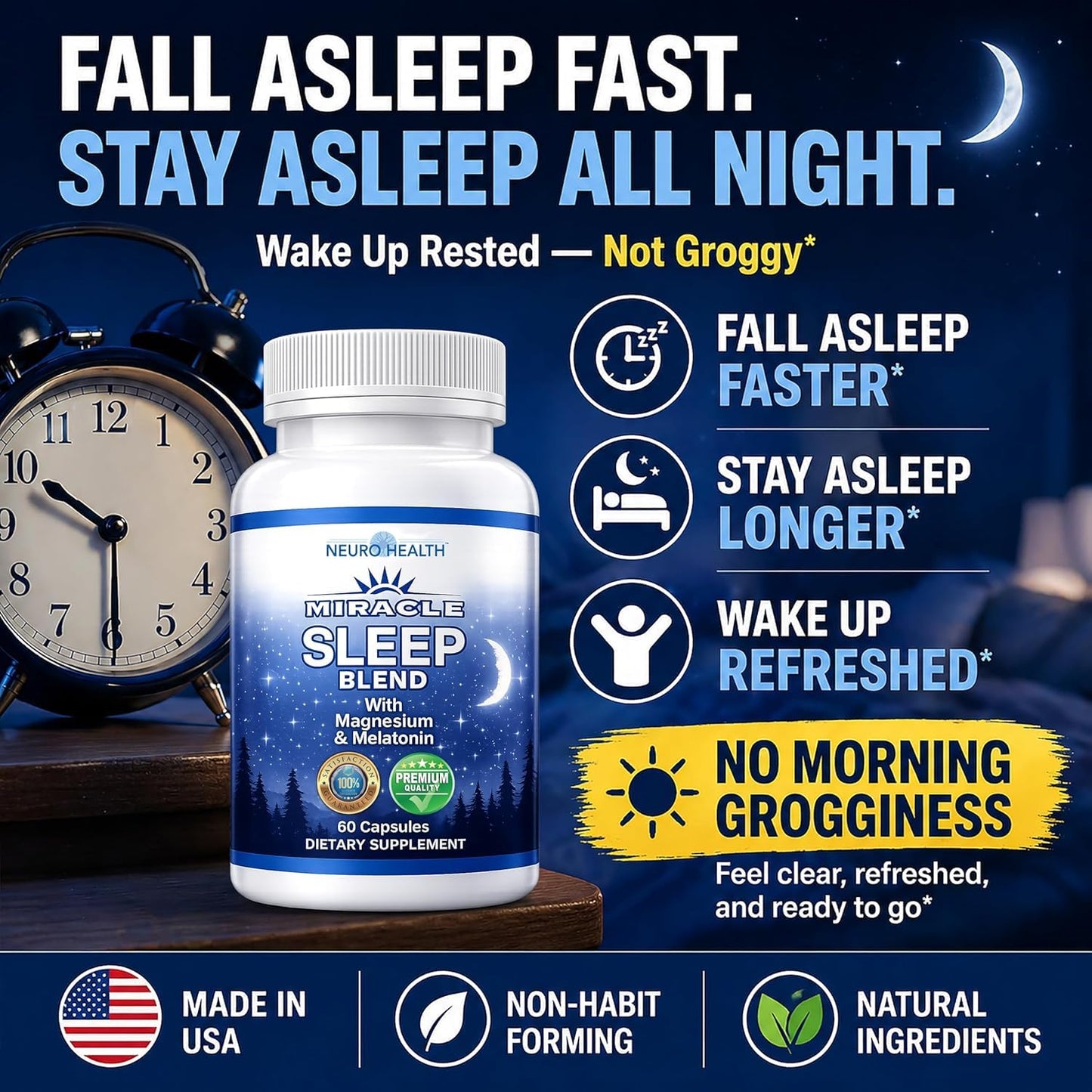 Neuro Health Sleep Plus Sleep Aid Capsules, 60 Capsules