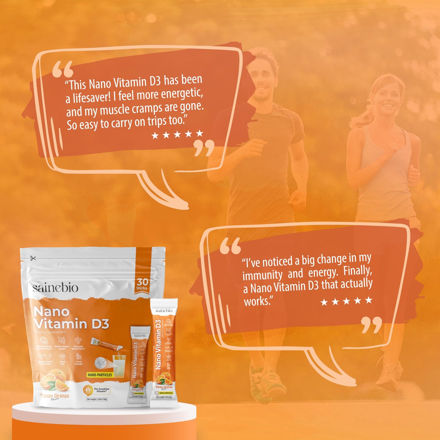SAINEBIO Nano Vitamin D3 Powder 5 oz