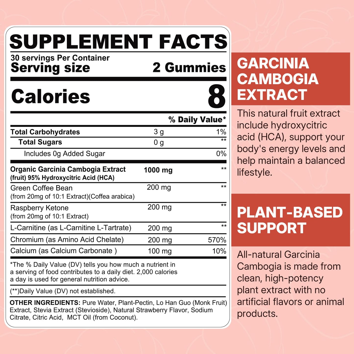 NEVISS Garcinia Cambogia Gummies 60 Count
