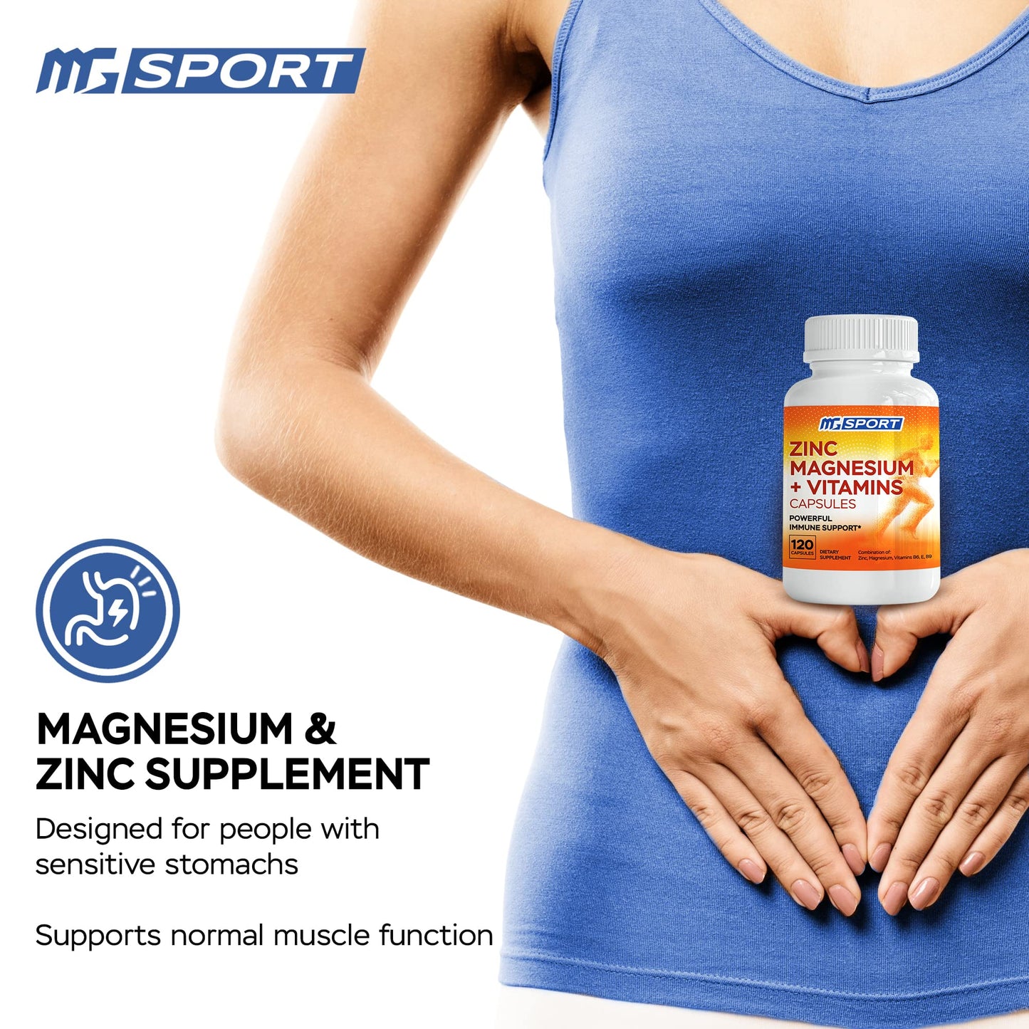 ZMG High Absorption Zinc and Magnesium Capsules 2-Pack