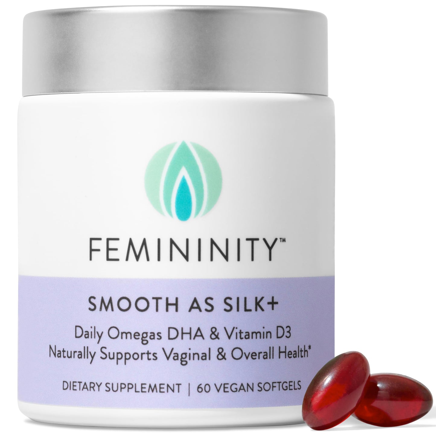 Femininity Smooth as Silk+ 30-Day Starter Kit for Vaginal Dryness Capsule 60 Count