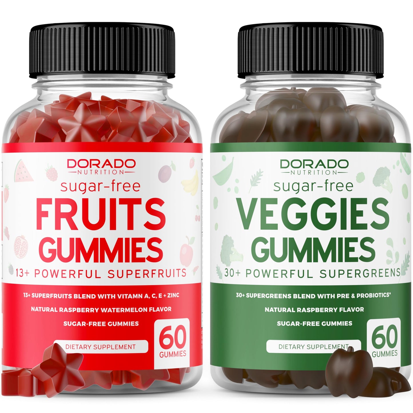 DORADO NUTRITION Fruit and Veggies Supplement 120 Gummies