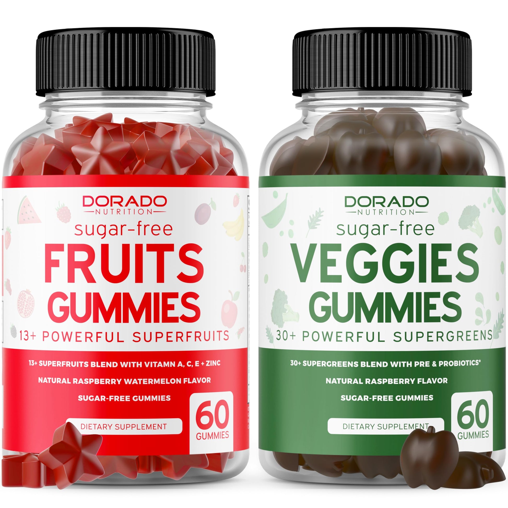 DORADO NUTRITION Fruit and Veggies Supplement 120 Gummies