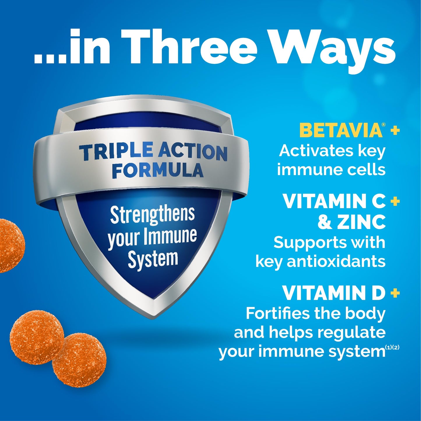 Emergen-C Vitamin C 750mg Immune Support Gummies, 45 Gummies