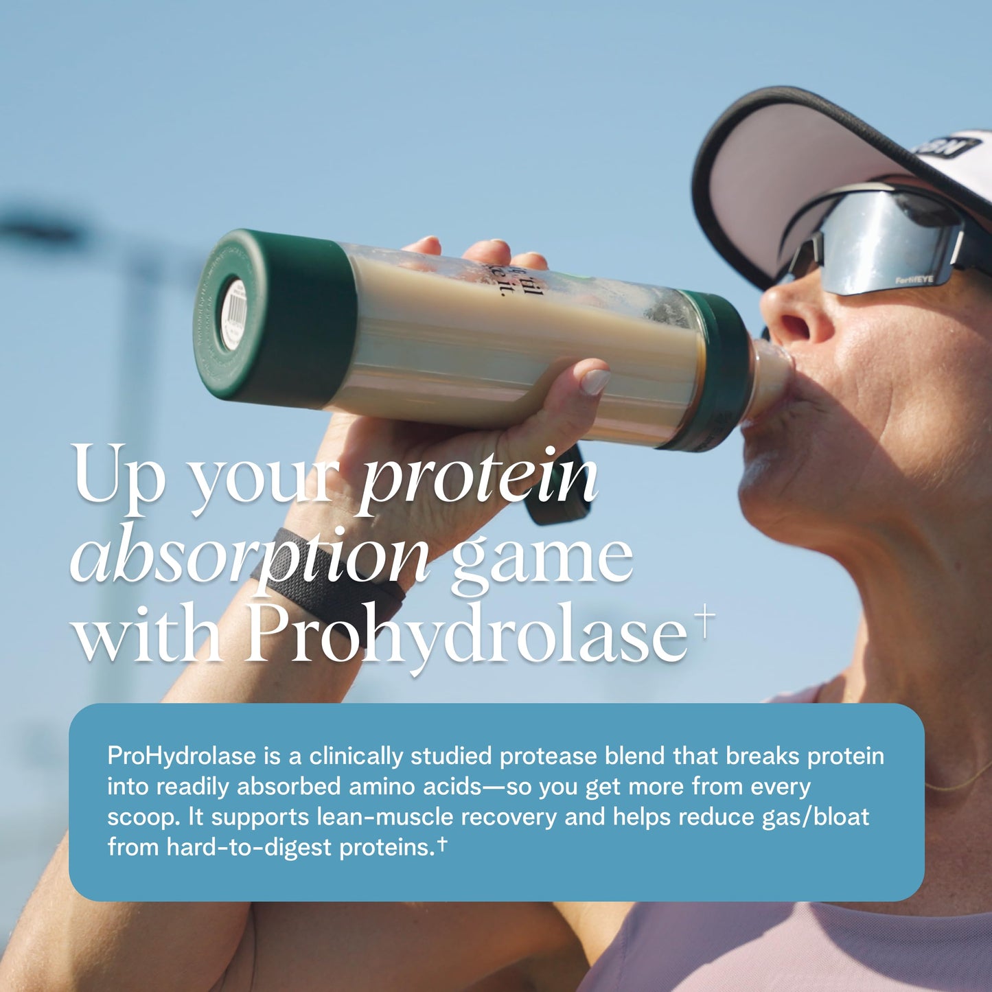 Ora Organic Vegan Protein Powder - Vanilla Flavor, 20 Servings