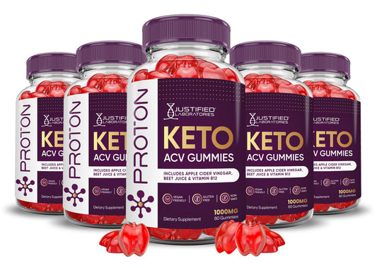Justified Laboratories Proton Keto ACV Gummies 300 Gummies
