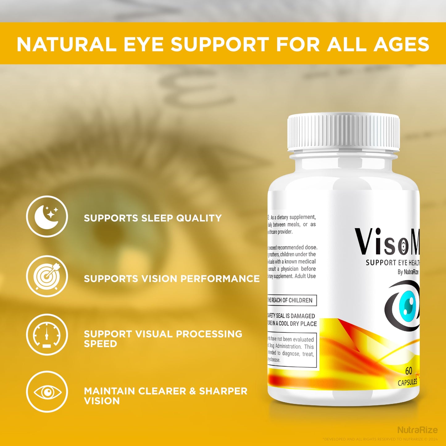 NutraRize VisoMax 120 Capsules