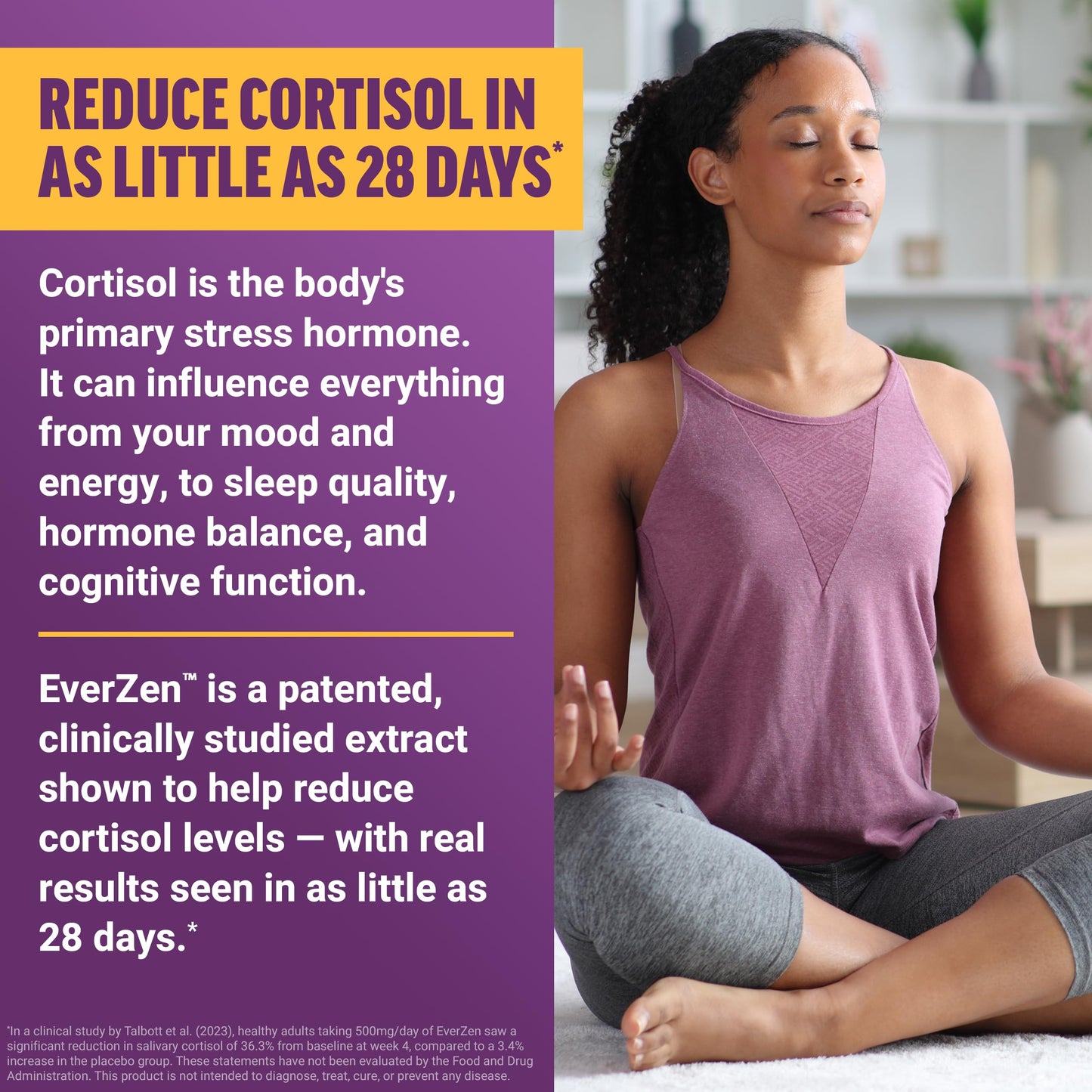 Force Factor Cortisol Reducer for Women with Ashwagandha Capsules 90 Count