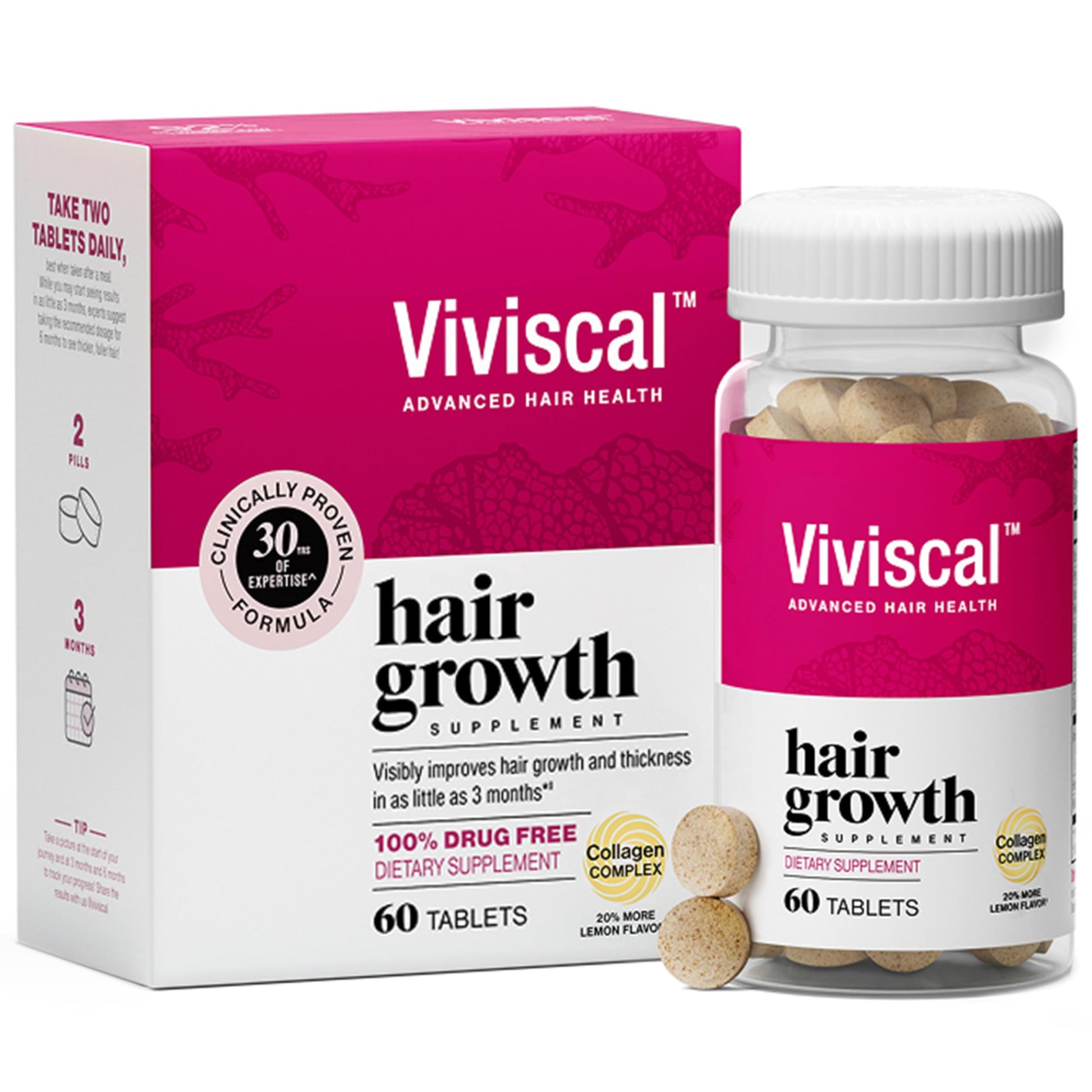 Viviscal Hair Growth Supplements for Women Capsule 60 Count