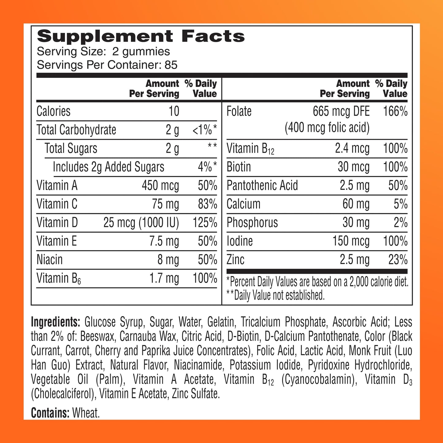 ONE A DAY Women's Multivitamin Gummy, 170 Count