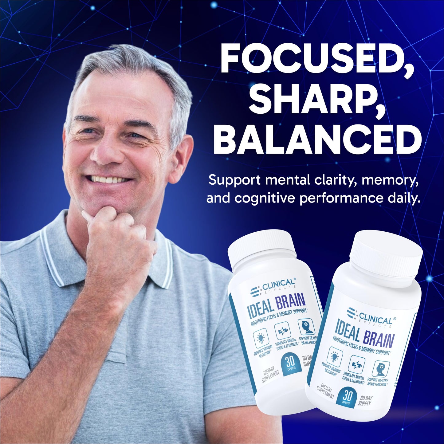 Clinical Effects Ideal Brain Capsule, 30 Count