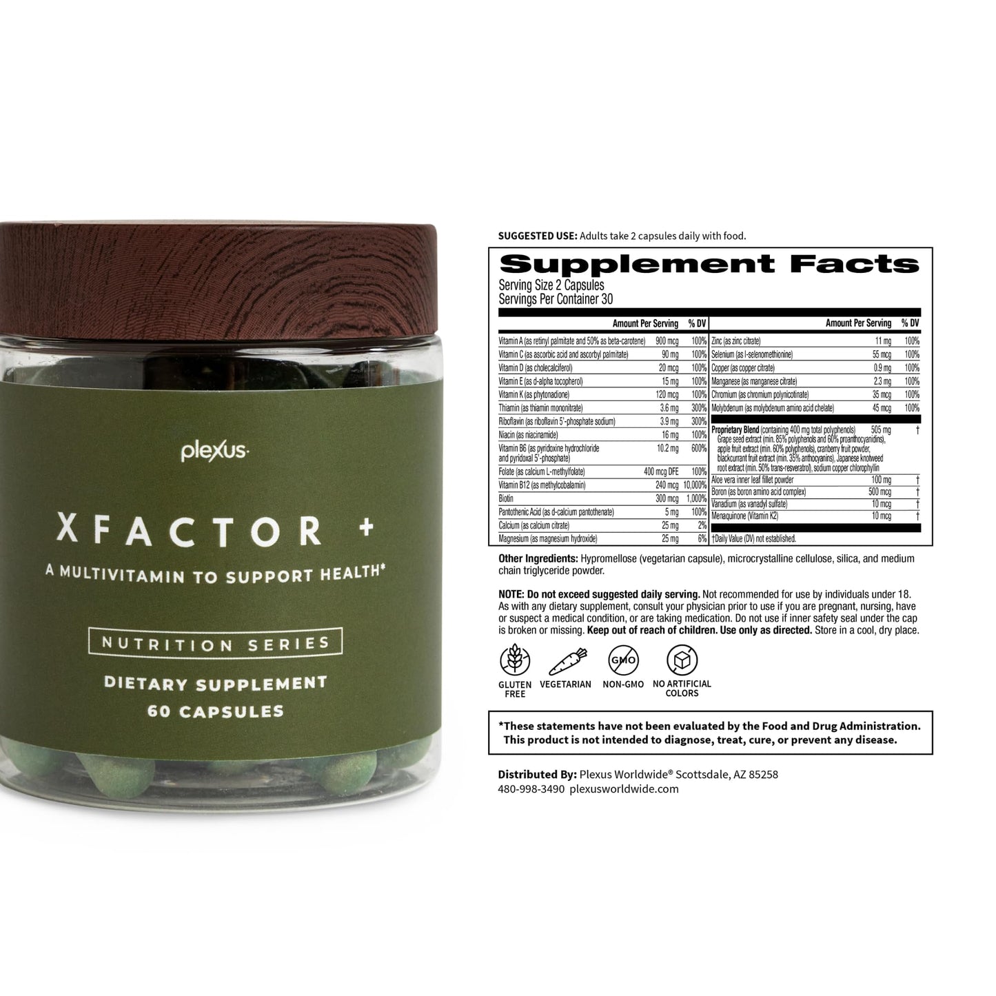 Plexus Xfactor+ Capsules 120