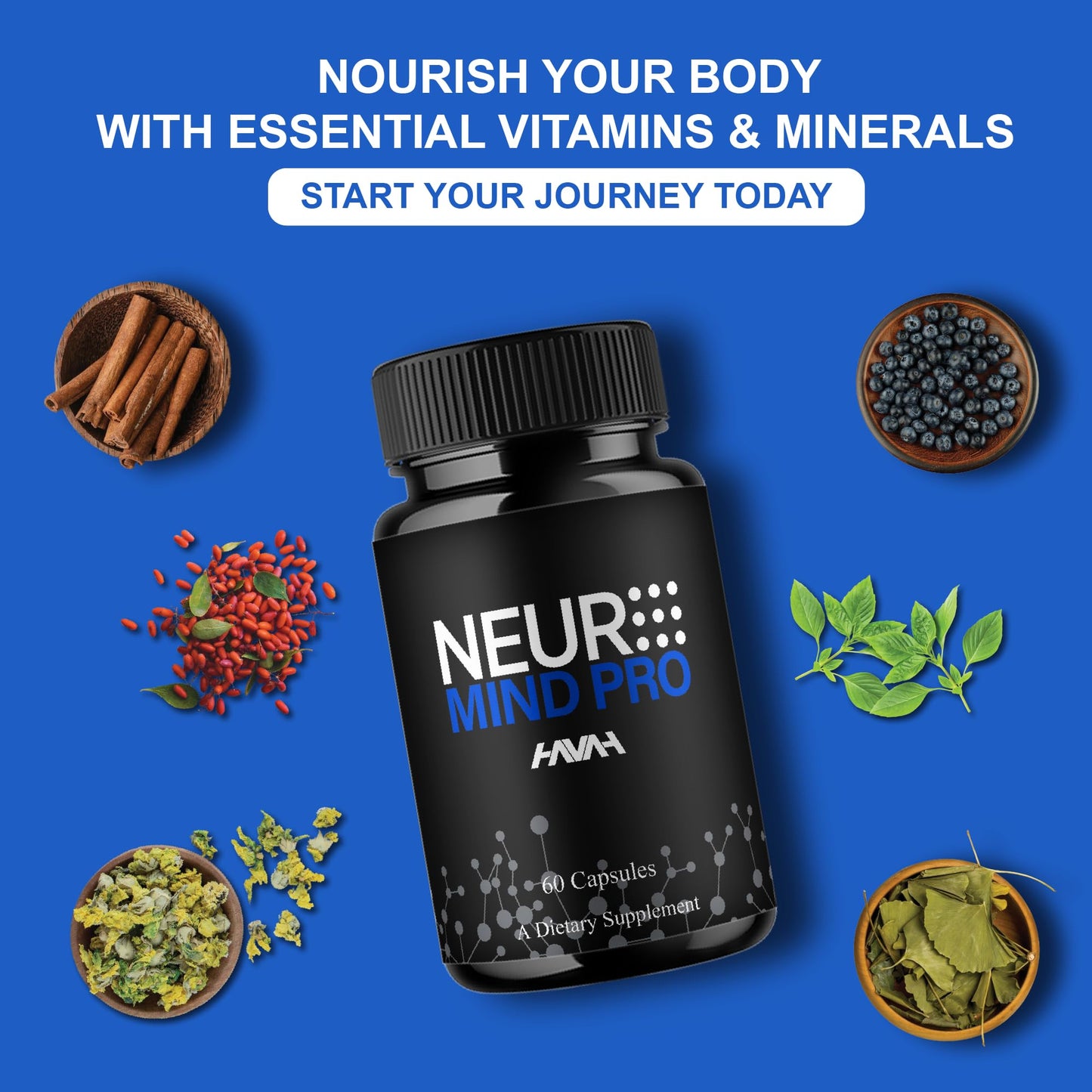 Havah NeuroMind Pro Brain Support 300 Capsules