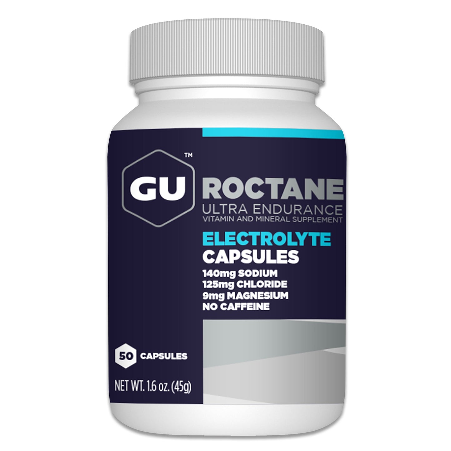 GU Energy Roctane Ultra Endurance Electrolyte Capsules (50-Count Bottle) and Assorted Flavors Energy Gels (24-Count)
