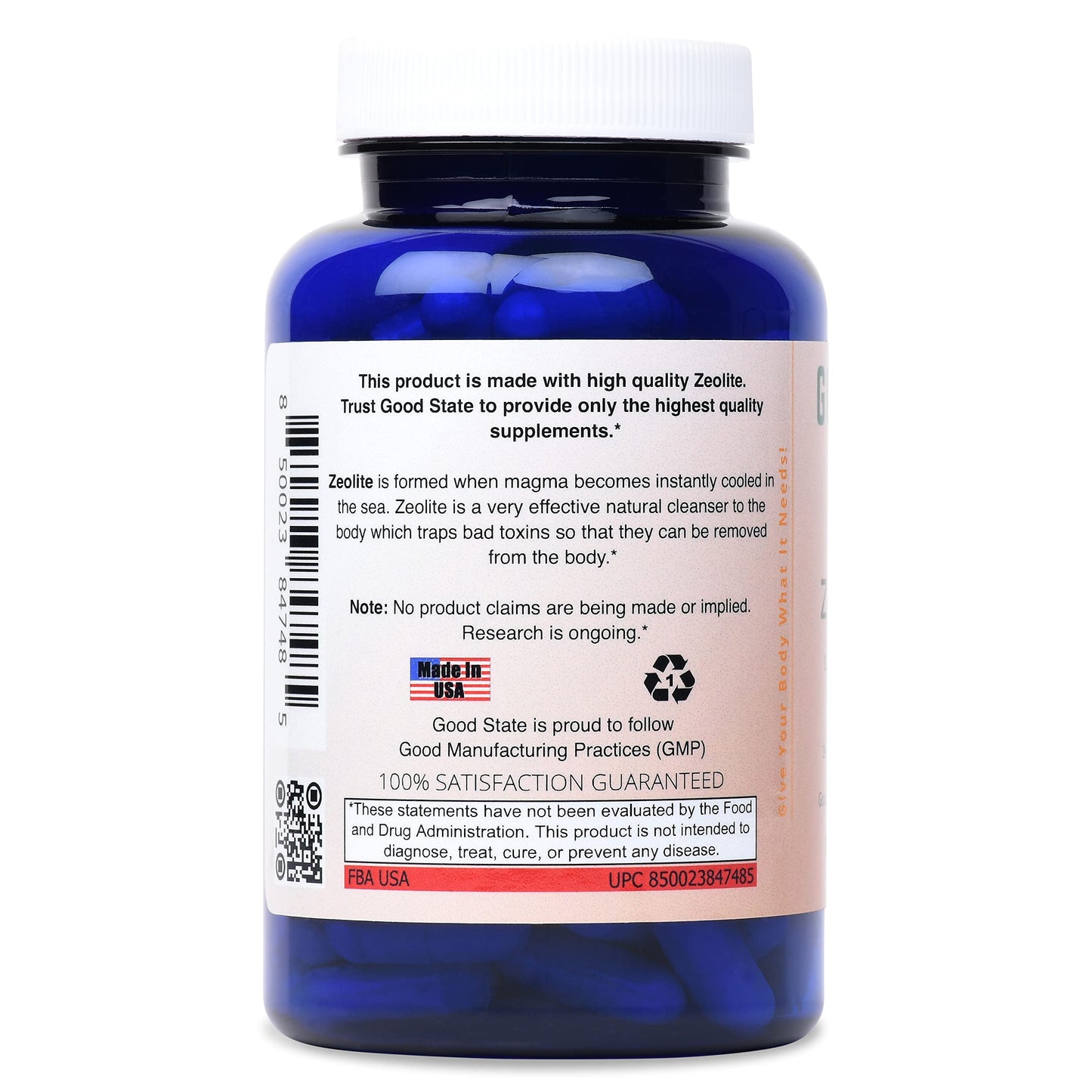 Good State Zeolite Detox Capsules, 120 Veggie Caps