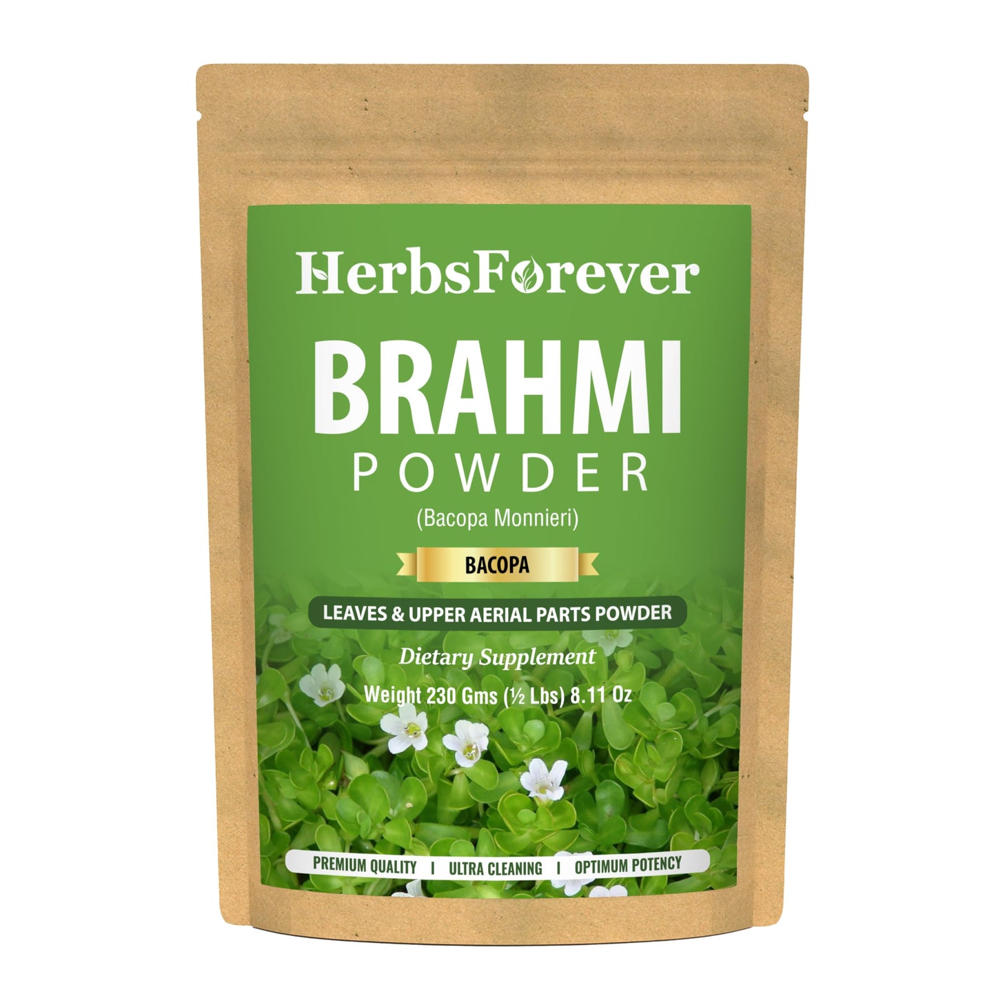 Herbsforever Brahmi Powder Bacopa Monnieri 8.11 oz