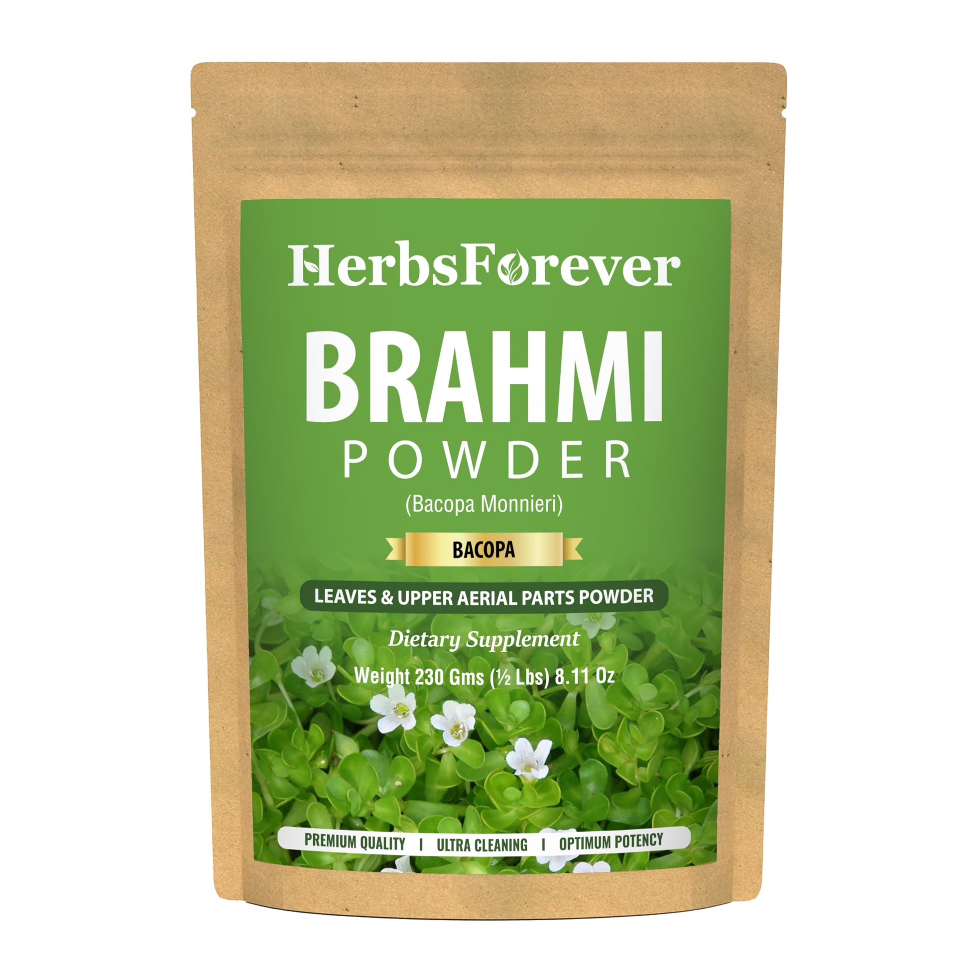 Herbsforever Brahmi Powder Bacopa Monnieri 8.11 oz