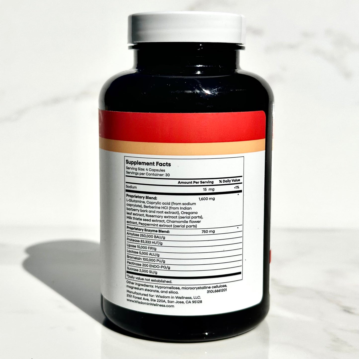 Wisdom In Wellness Gut Optimyze Capsules 120 Count