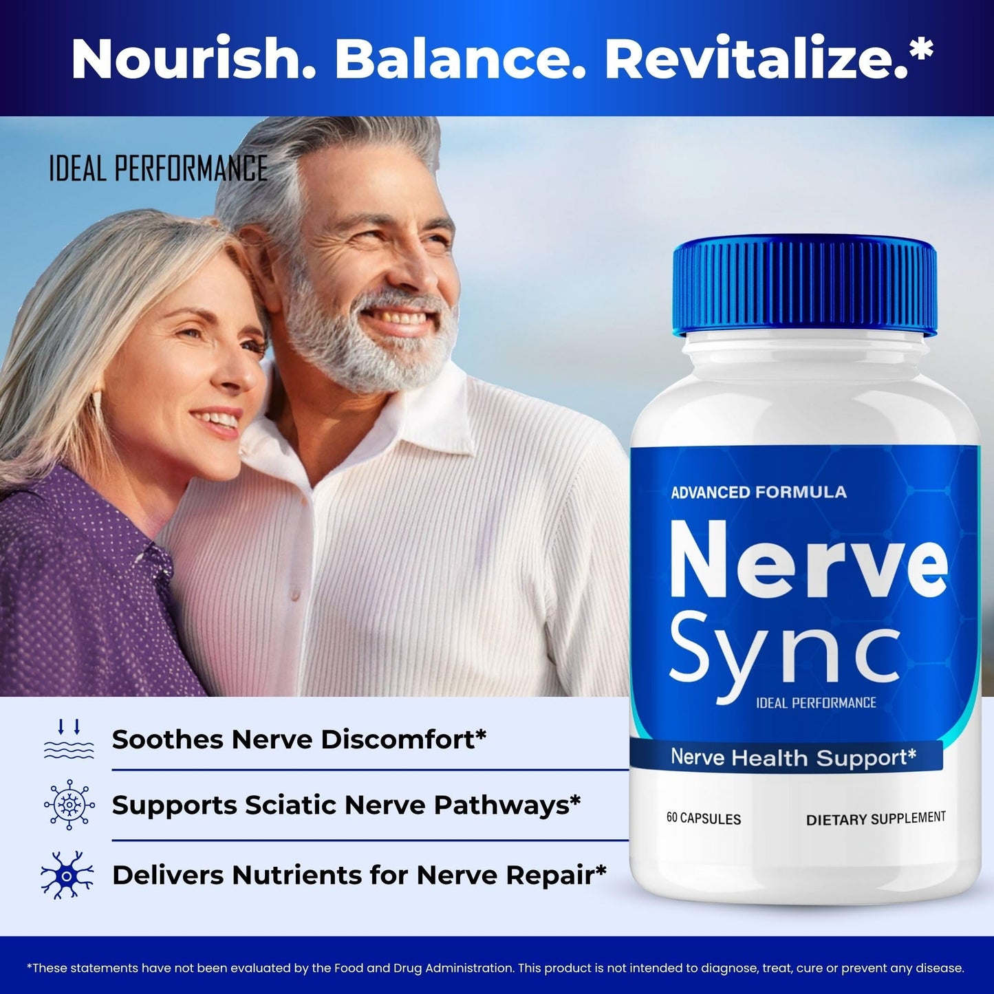 IDEAL PERFORMANCE Nerve Sync Capsules 120 Count