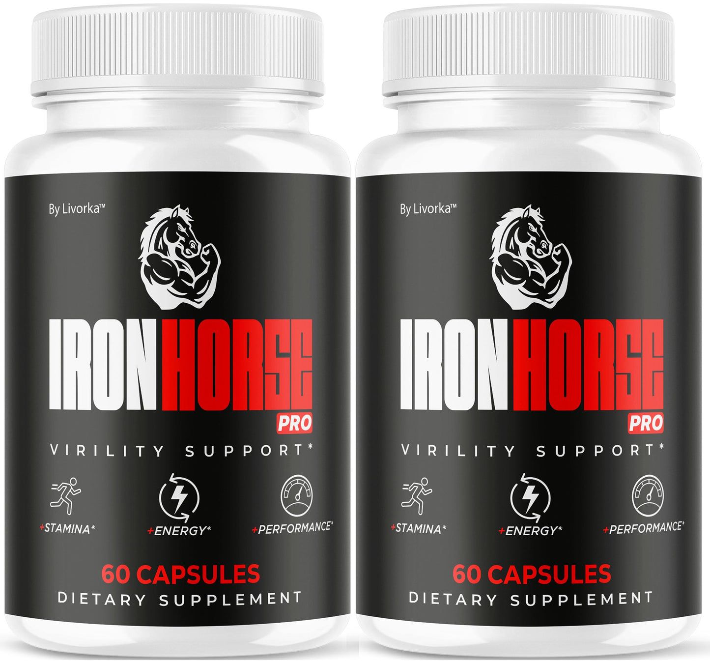 LIVORKA Iron Horse Pro Supplement Capsules 120 Capsules