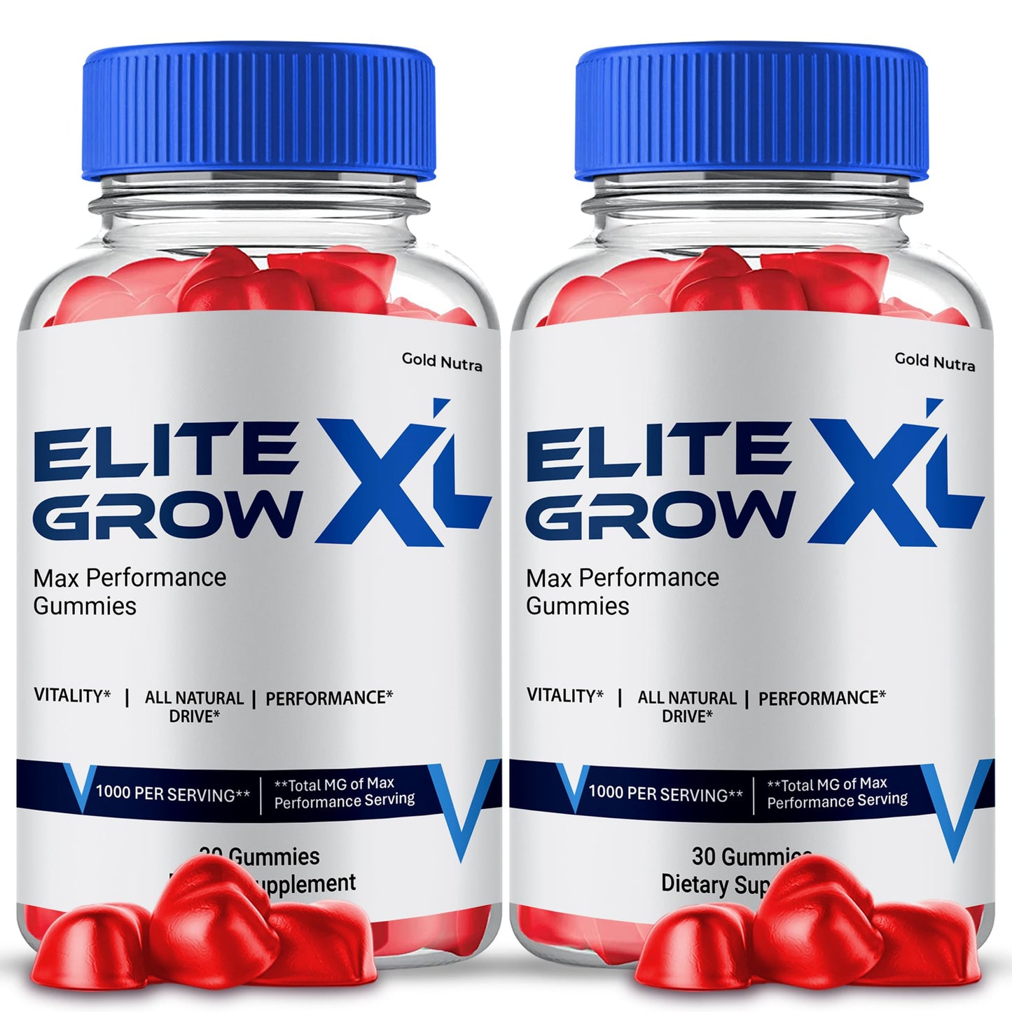 Gold Nutra Elite Grow XL Gummies 2 Count
