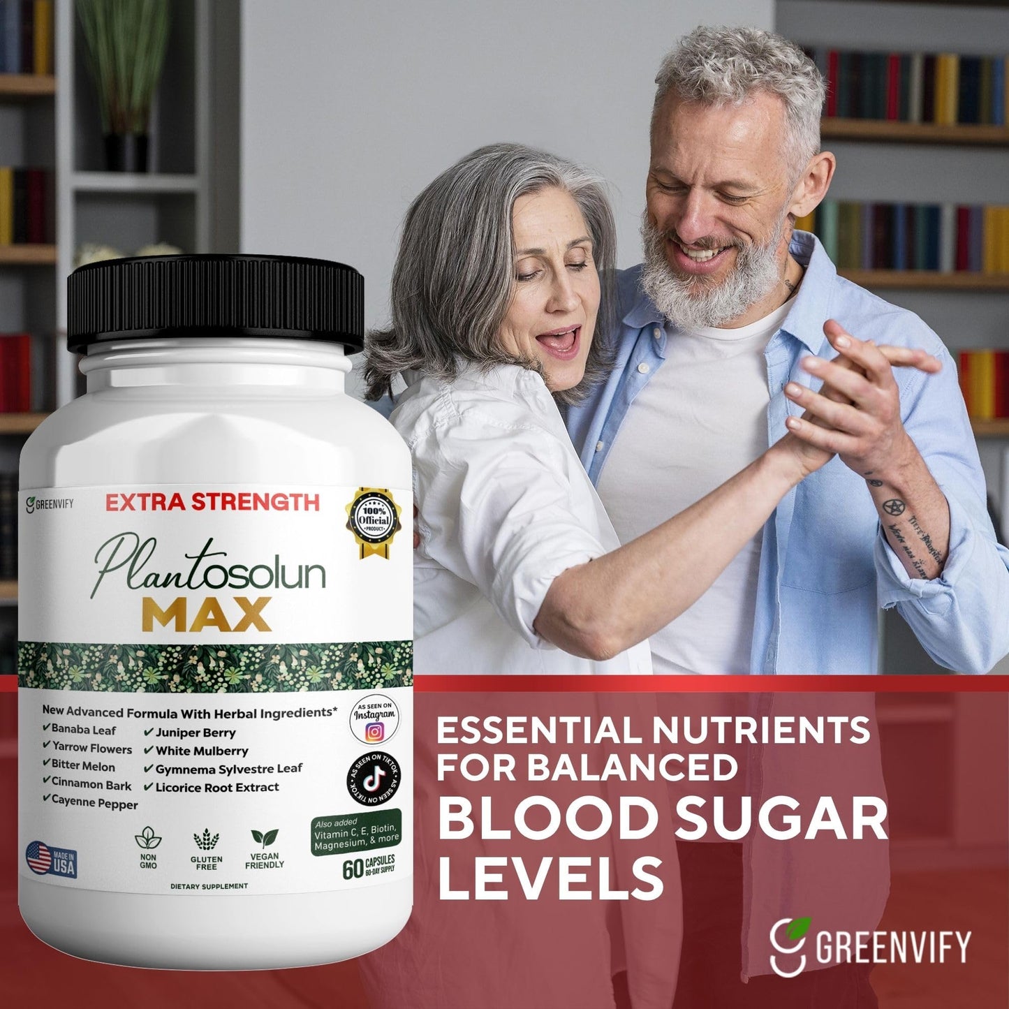 GREENVIFY Plantosolun MAX Extra Strength Weight Support Capsules 120 Count