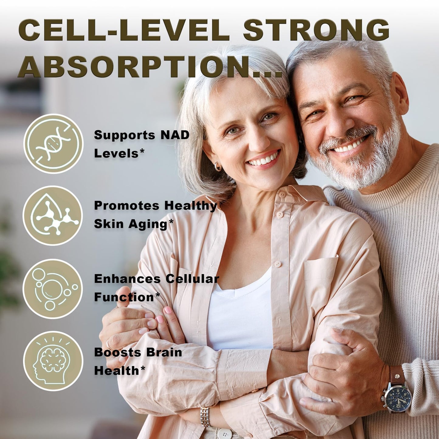 FUTURENUTRA NAD+ Nicotinamide Nucleotide NAD Supplement Capsules 60