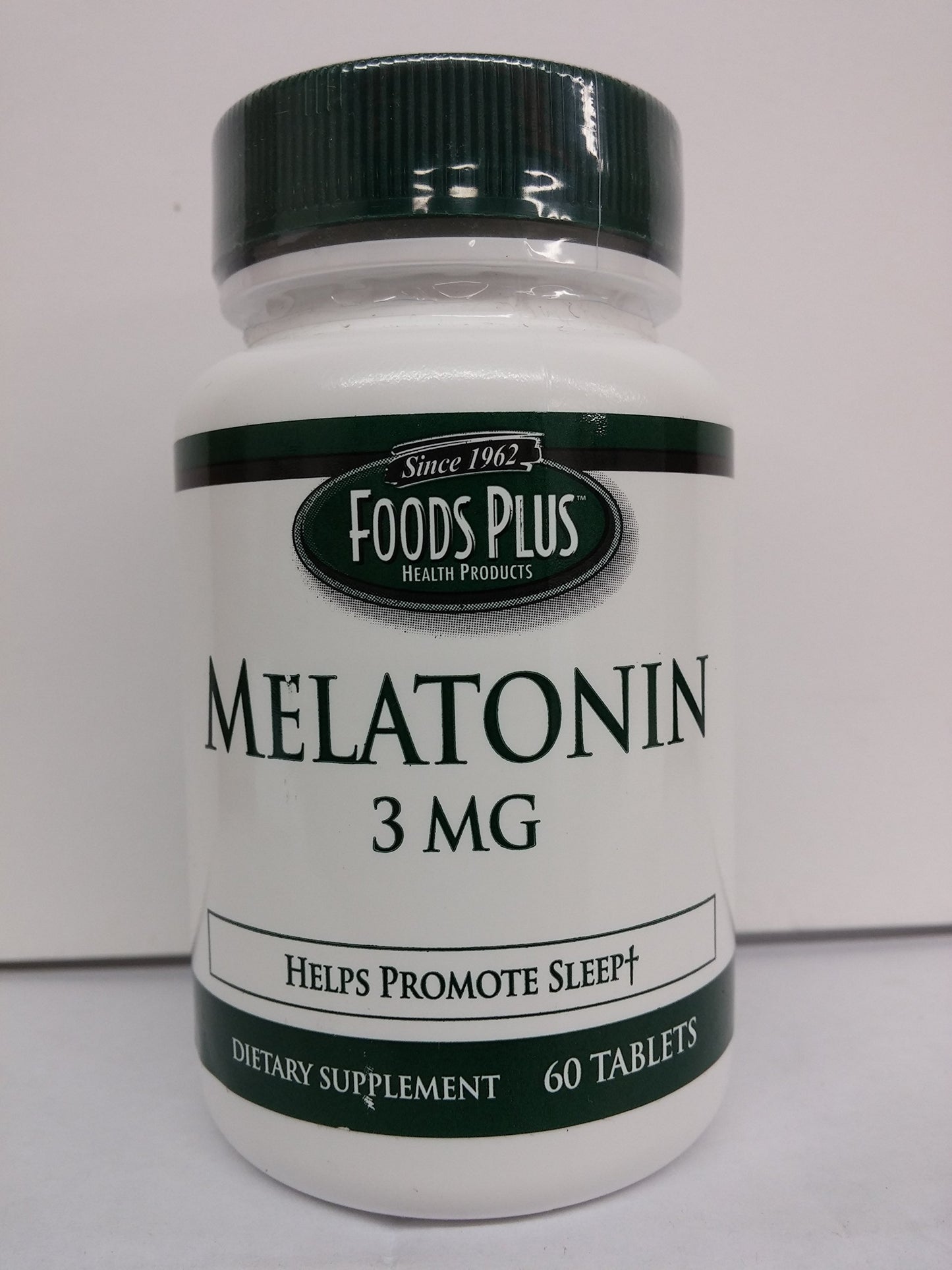 Food Plus Melatonin 3 mg 60 Tablets