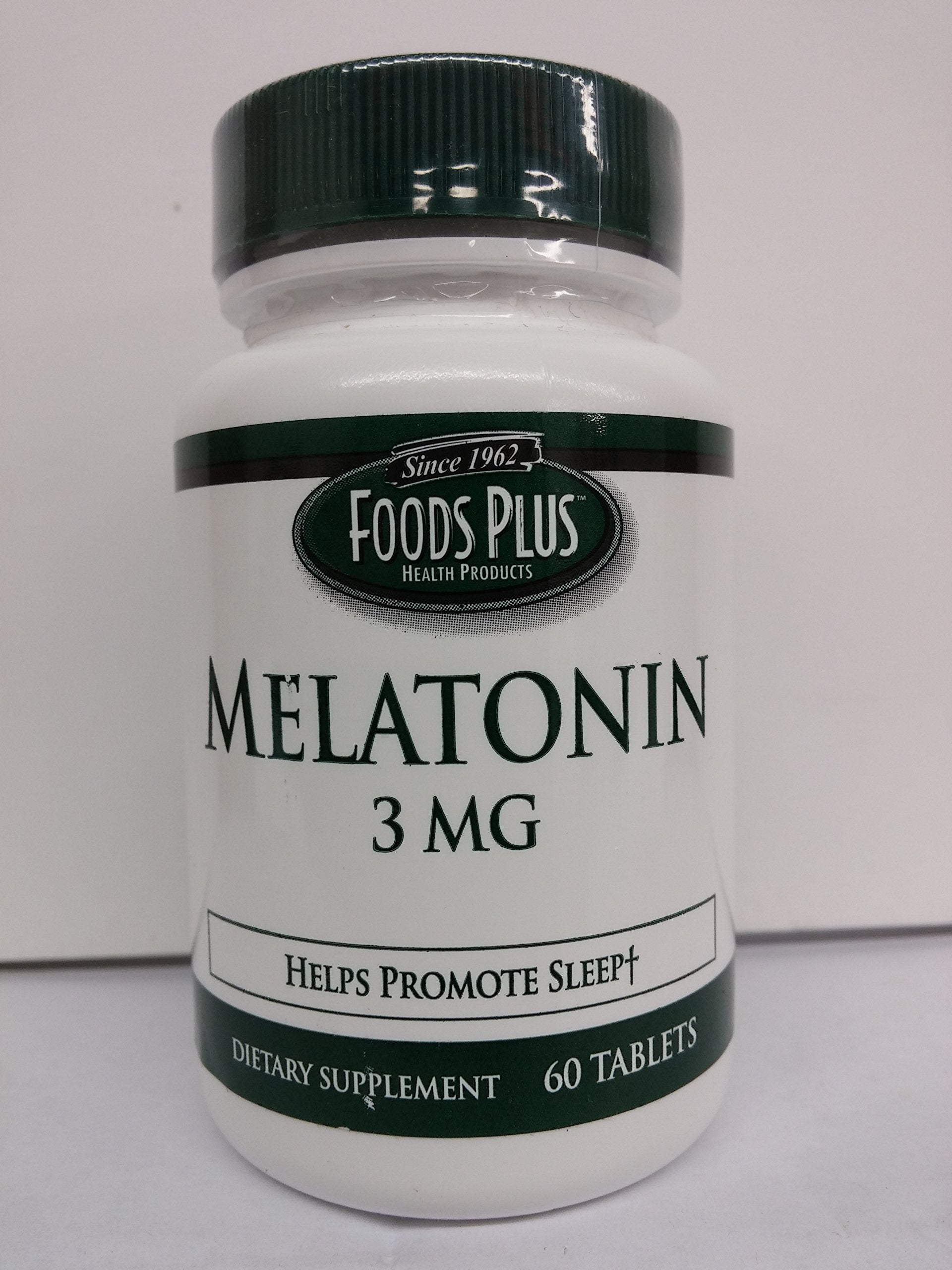 Food Plus Melatonin 3 mg 60 Tablets