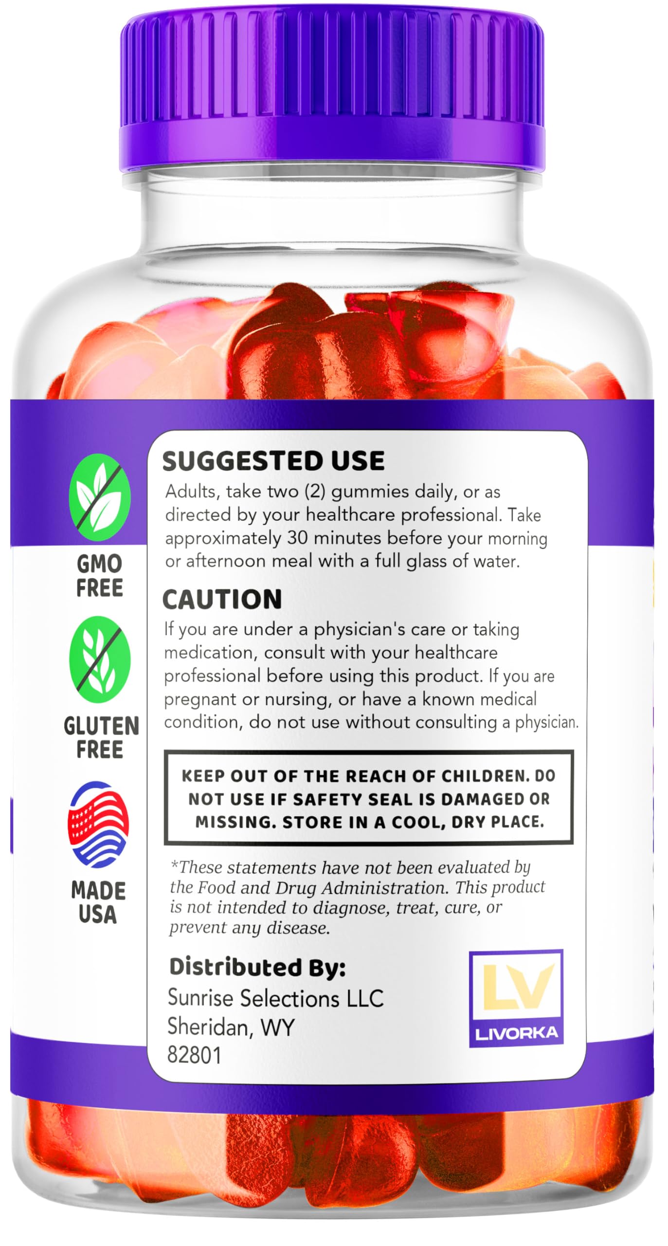 LIVORKA Ketolion Gummies 180