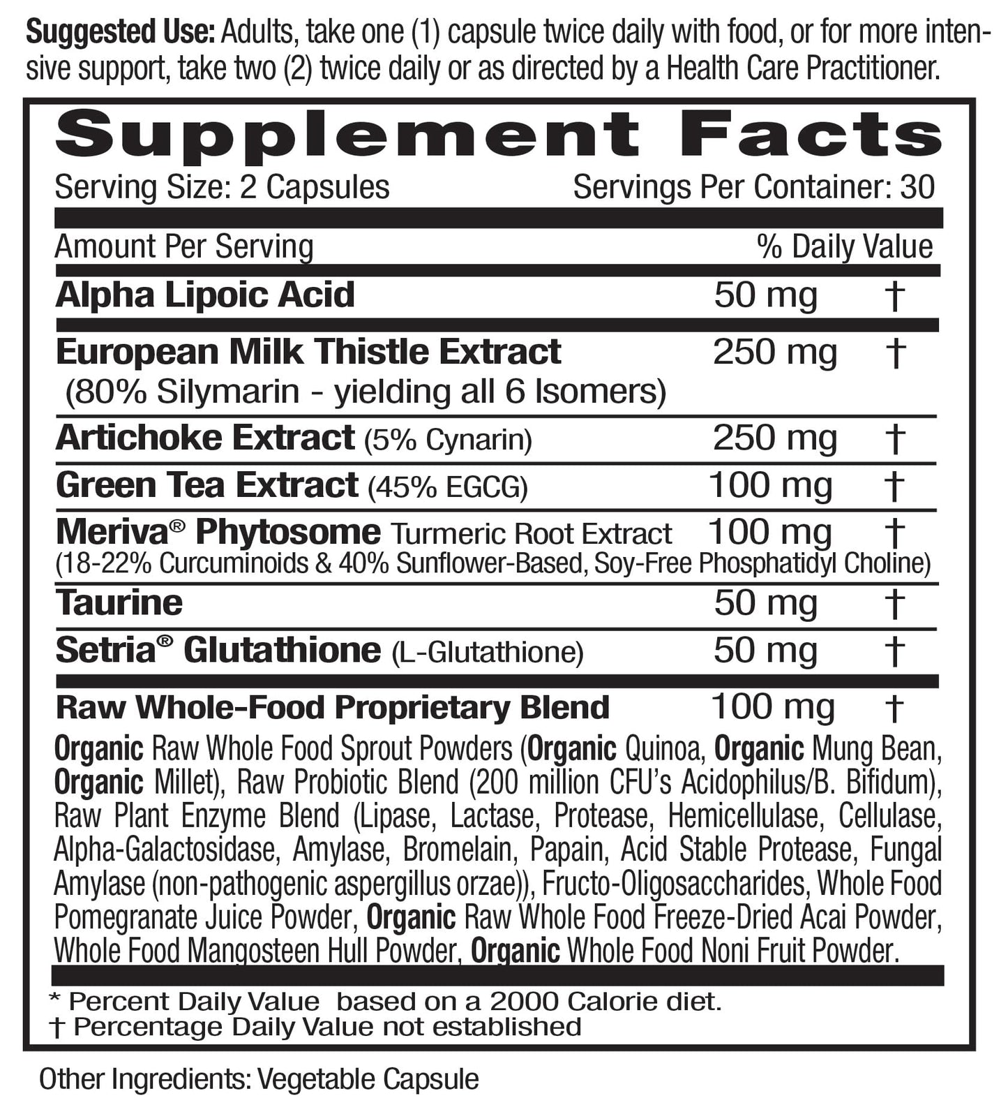 Emerald Labs Liver Health - Liver Support Supplement with European Milk Thistle Extract Capsules, 60 Count