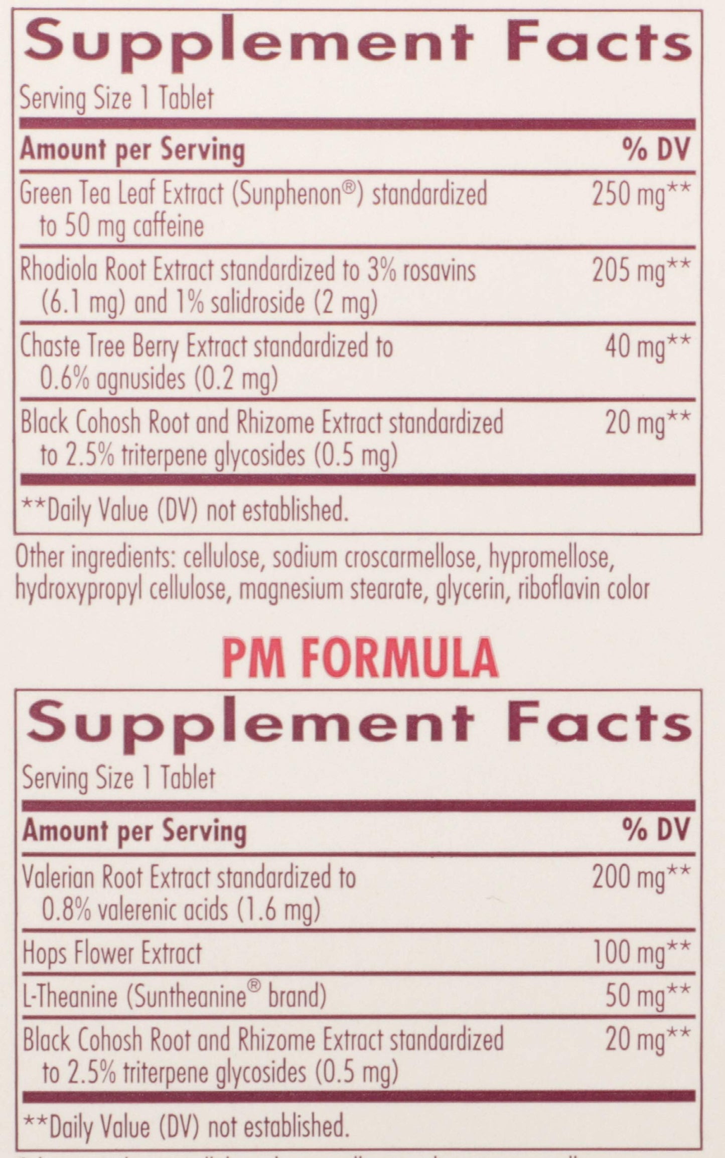 Nature's Way Enzymatic Therapy - Am/Pm Perimenopause Formula Tablet, 60