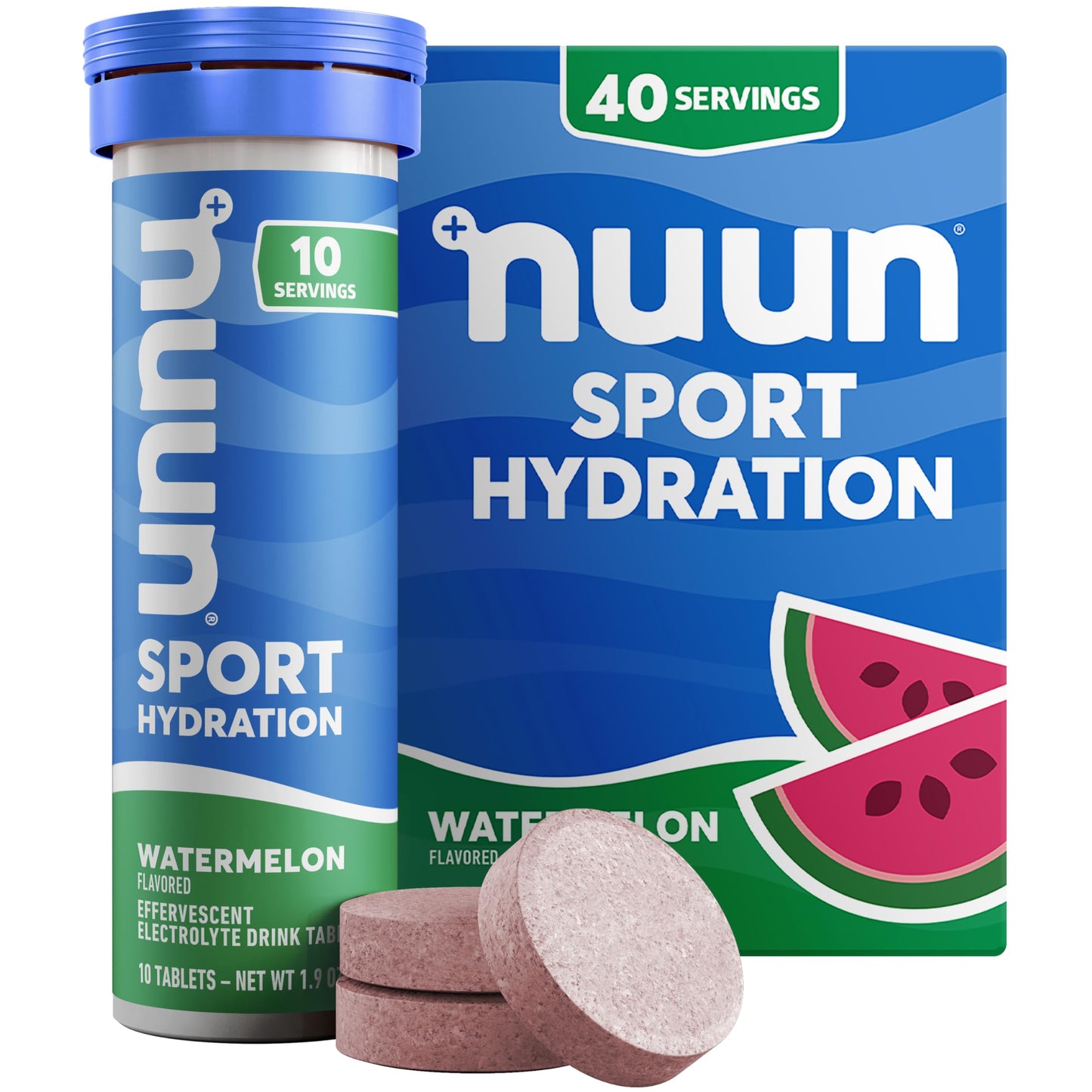Nuun Sport Electrolyte Tablets Watermelon, 40 Count