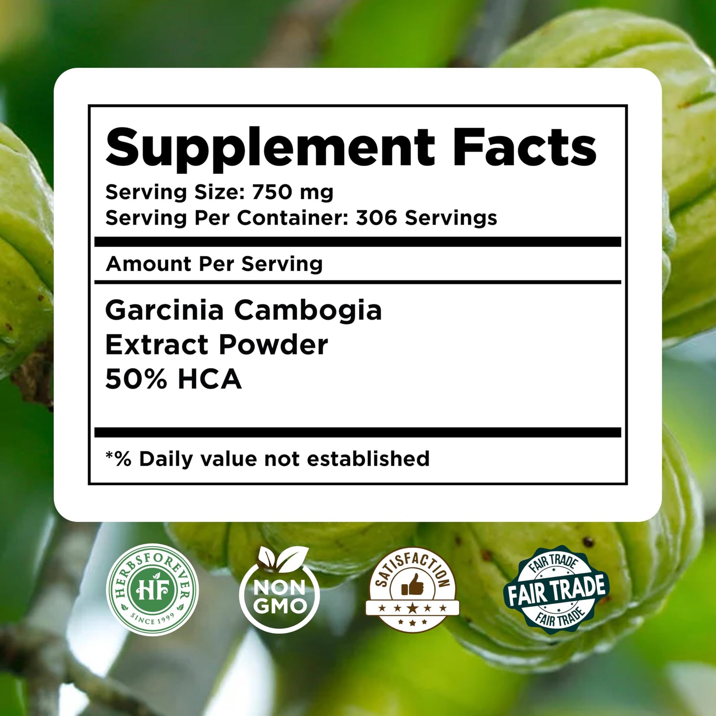 Herbsforever Garcinia Cambogia Powder 8.11 Ounces