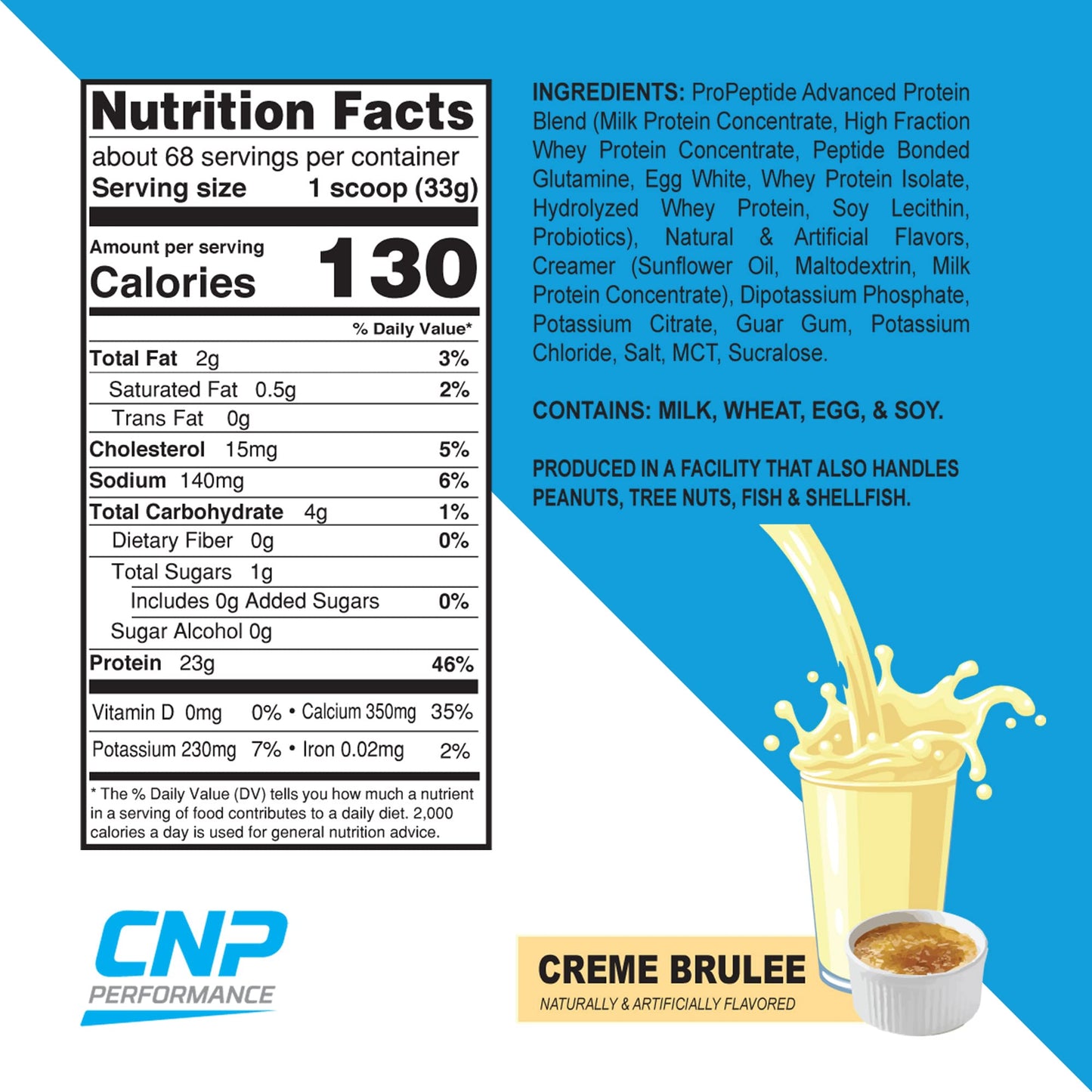 CNP Performance ProPeptide Protein Powder, 80 oz