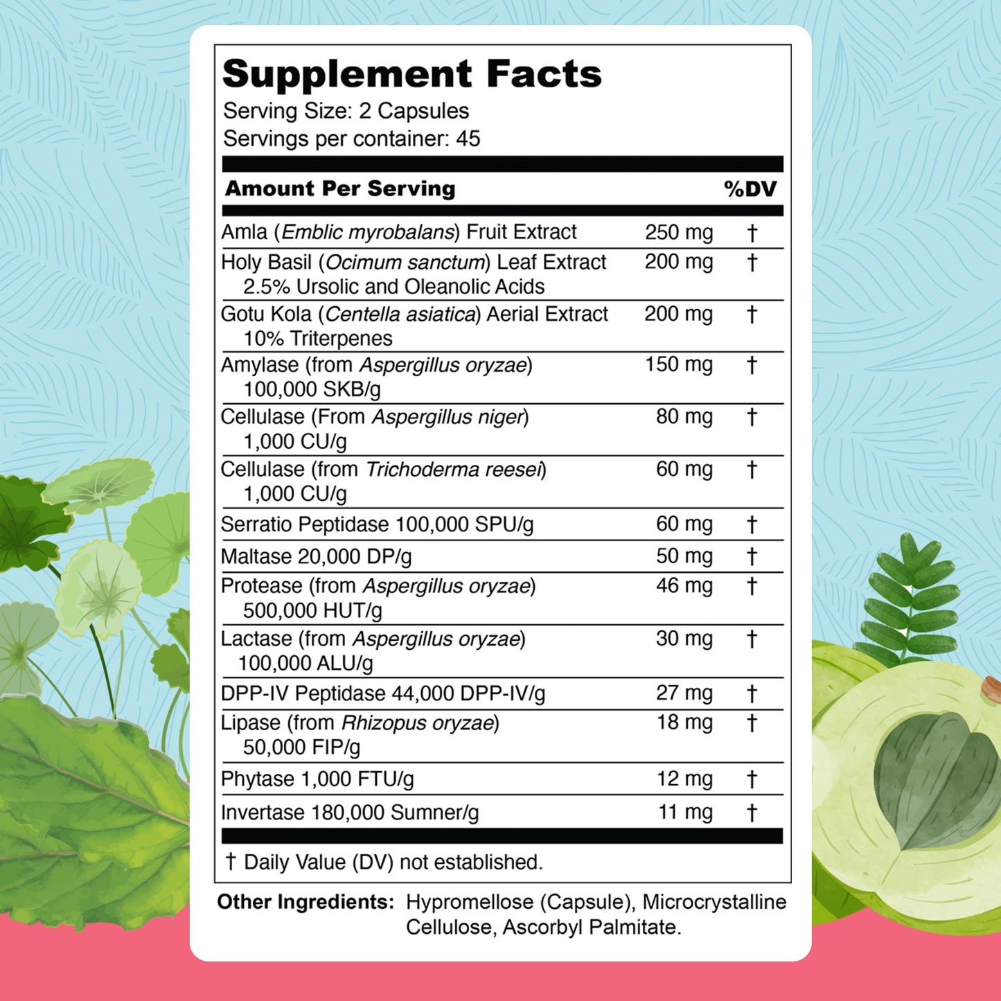 UpWellness Total Revive+ Digestive Enzymes 90 Capsules