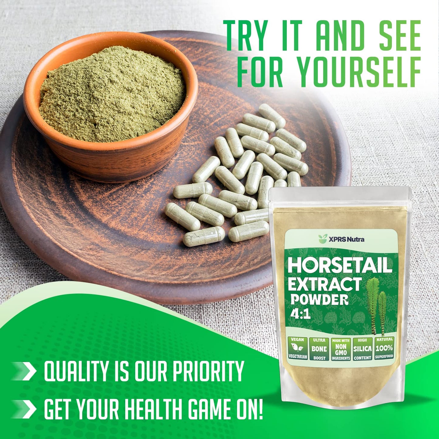 XPRS Nutra Horsetail Extract Powder, 8 oz