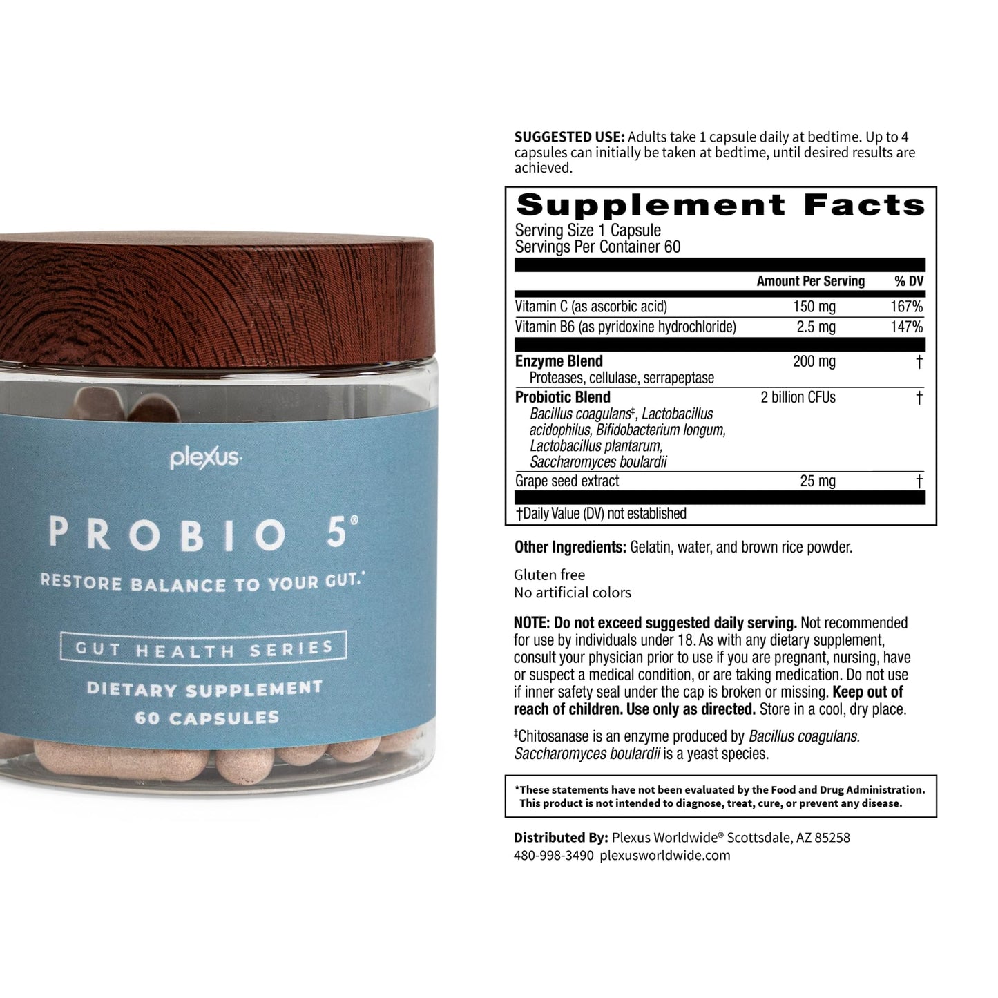 Plexus ProBio 5 Capsule, 60 Capsules