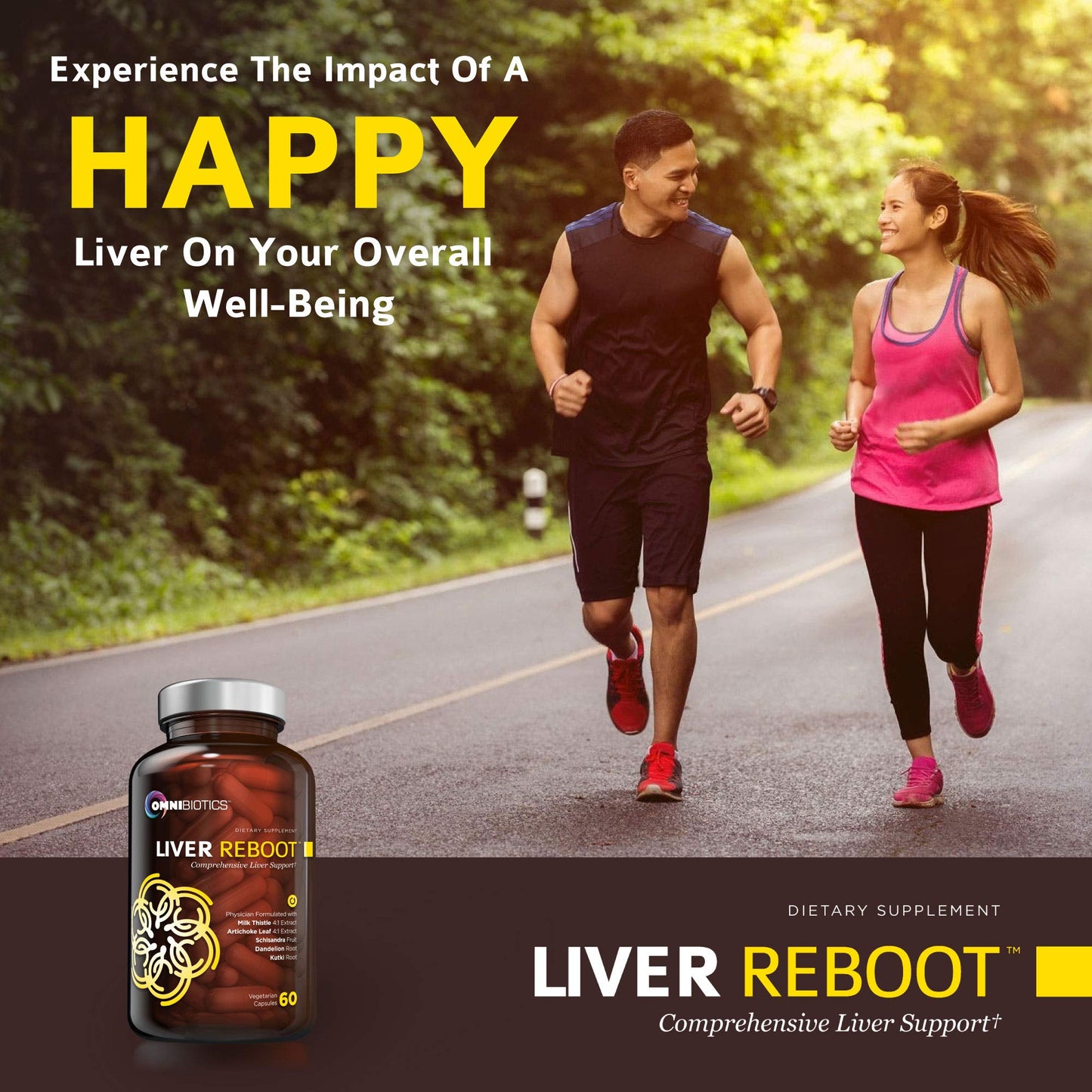 OmniBiotics Liver Cleanse Detox & Repair Supplement Capsule 60 Capsules