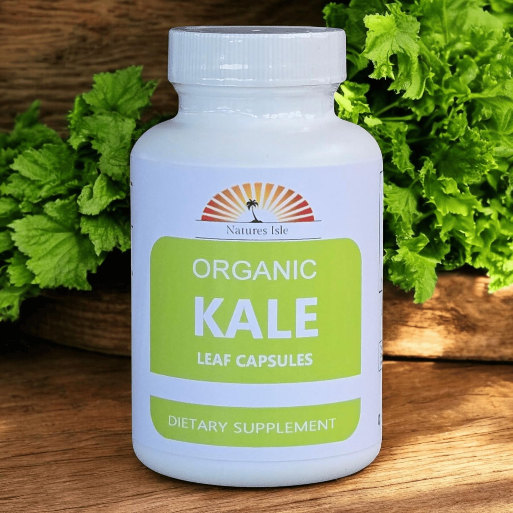 Generic Organic Kale Leaf Powder Capsules 500mg, 480 Capsules