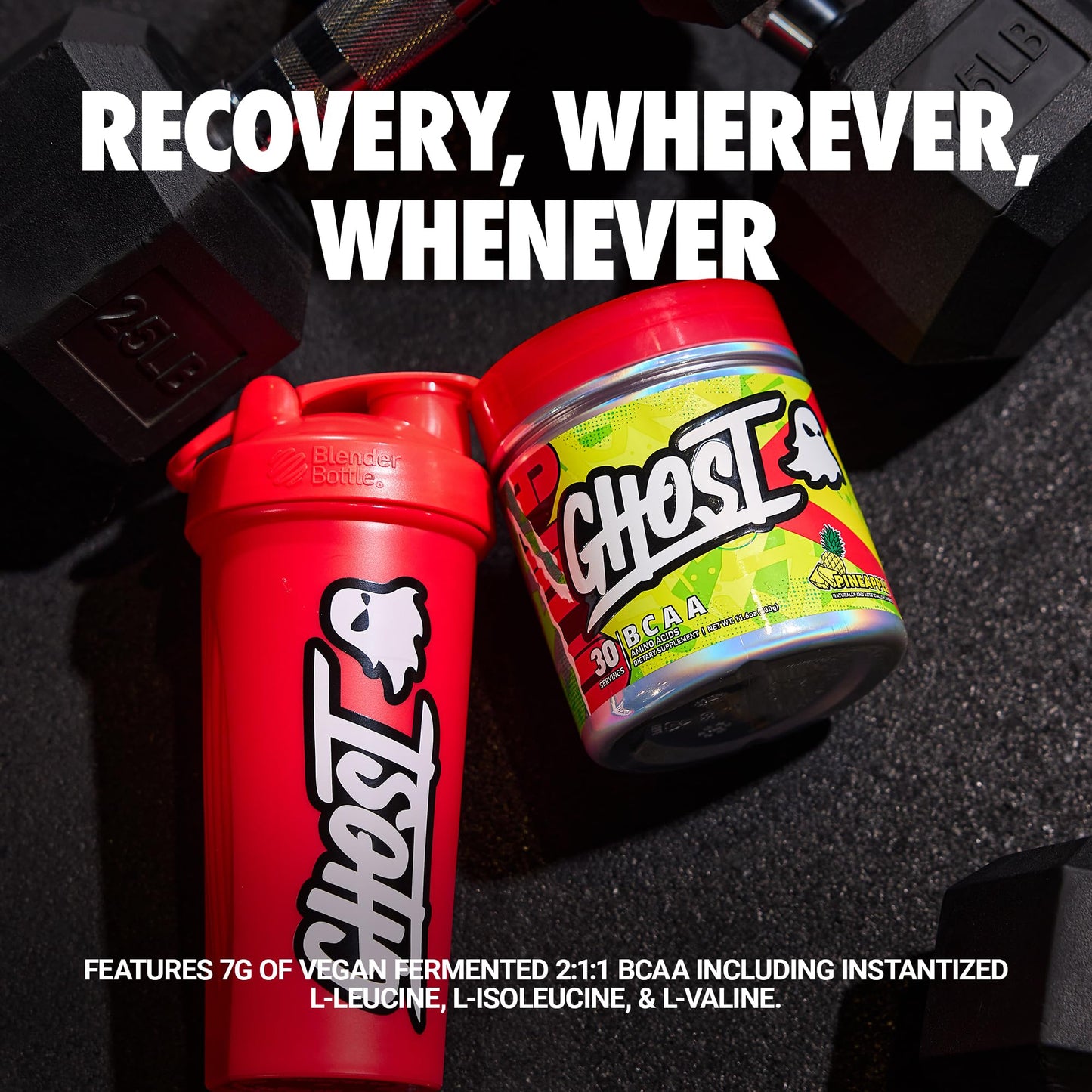 GHOST BCAA Powder 11.6 Ounce