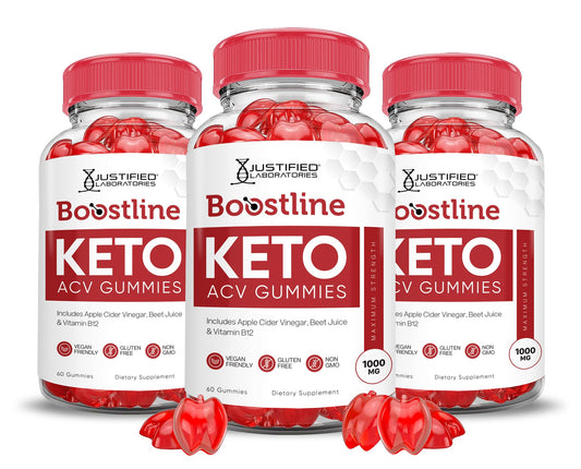 Justified Laboratories Boostline Keto ACV Gummies (1000 mg) 180 Gummies