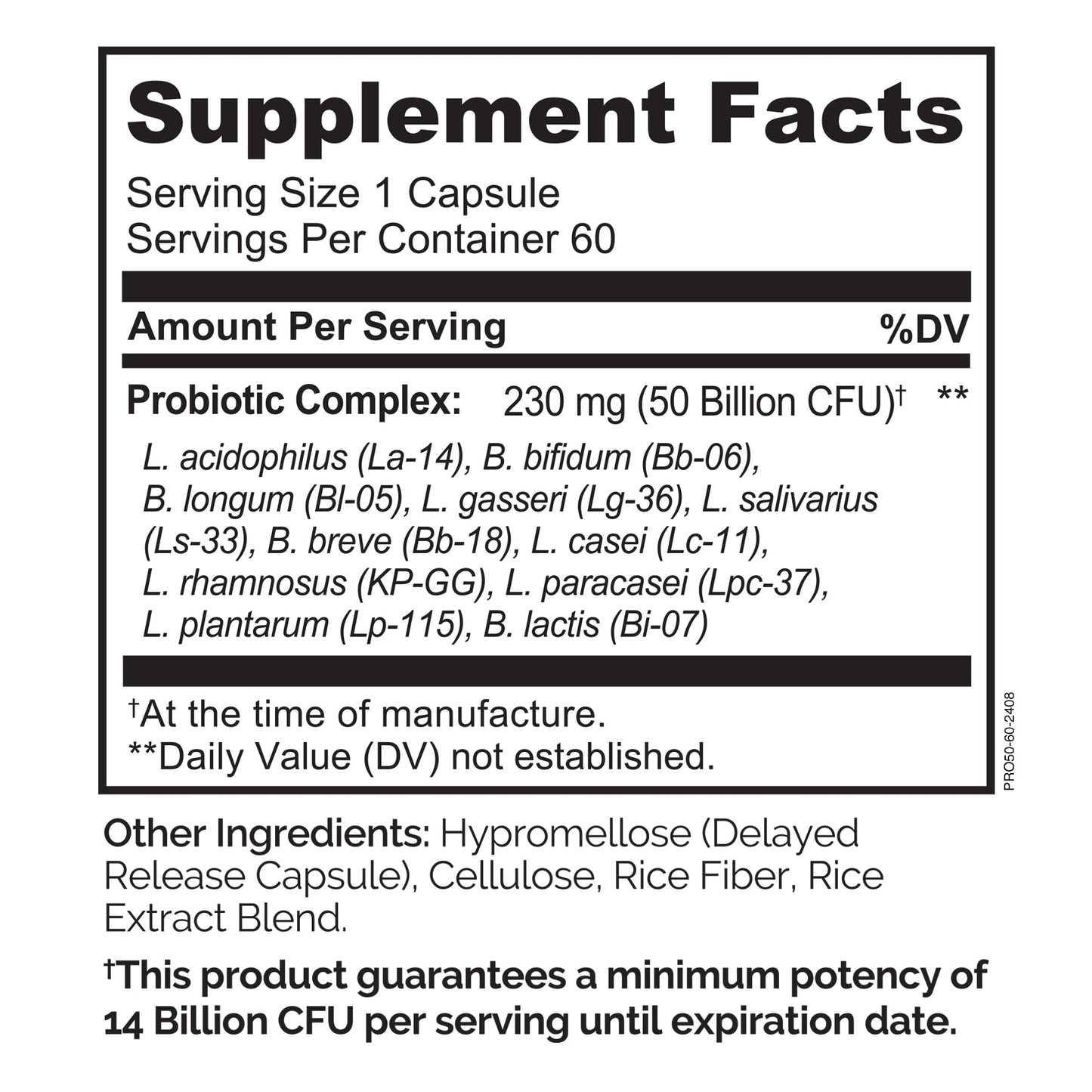 NATURELO Probiotics for Digestive Health & Magnesium Glycinate Chelate Complex 180 Capsules