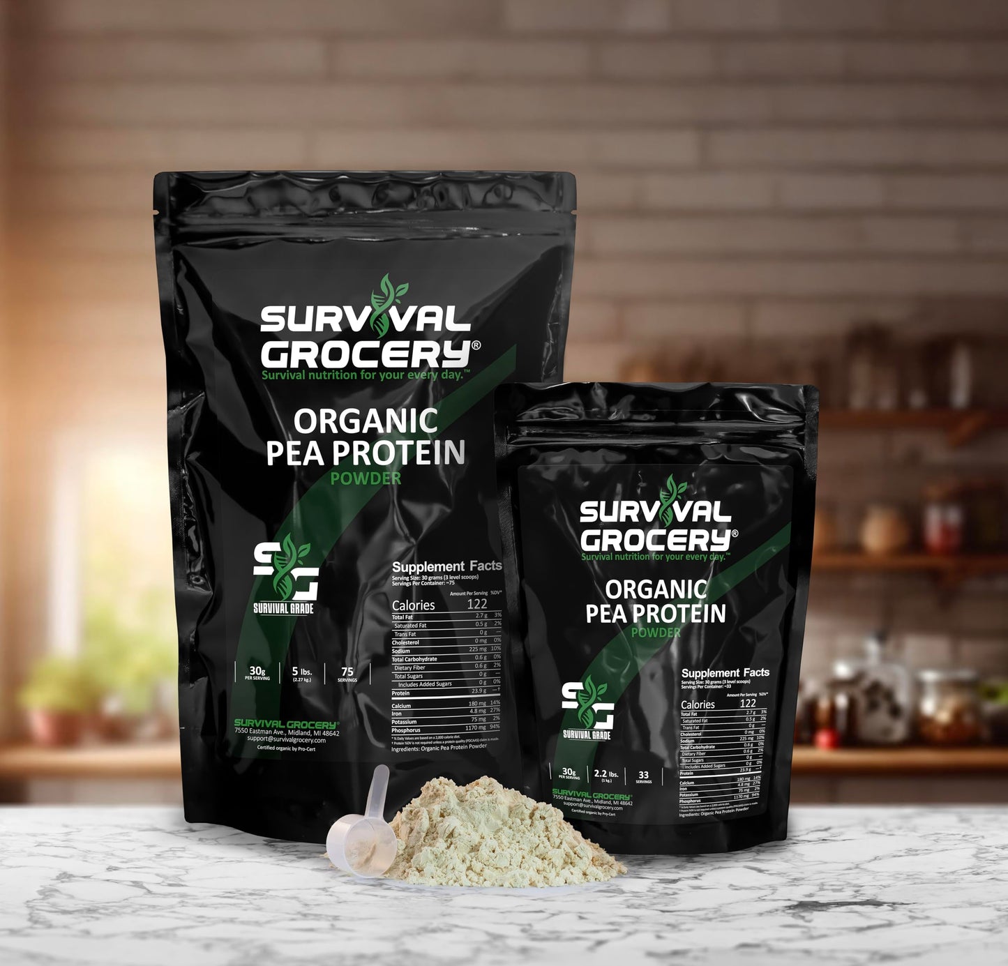 Survival Grocery Pea Protein Powder 160