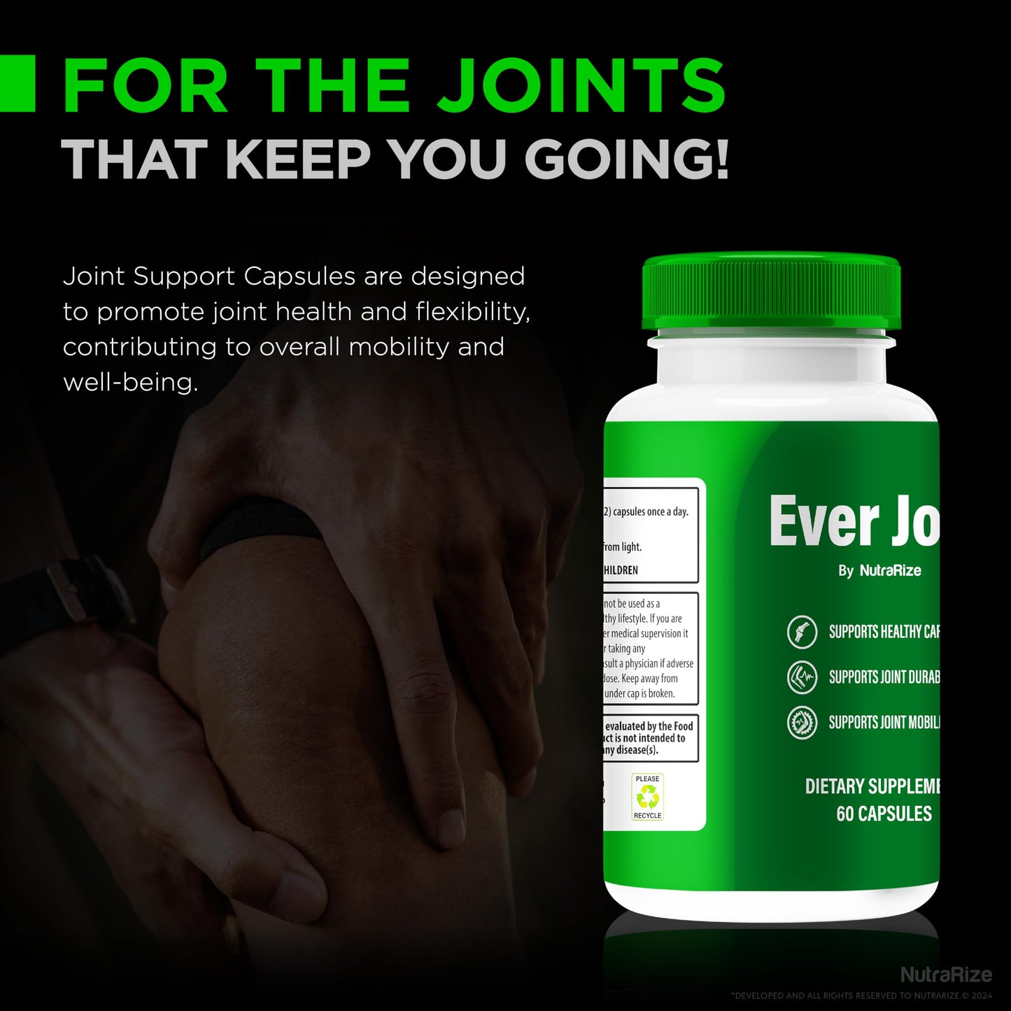 NutraRize Ever Joint Capsules, 180 Capsules