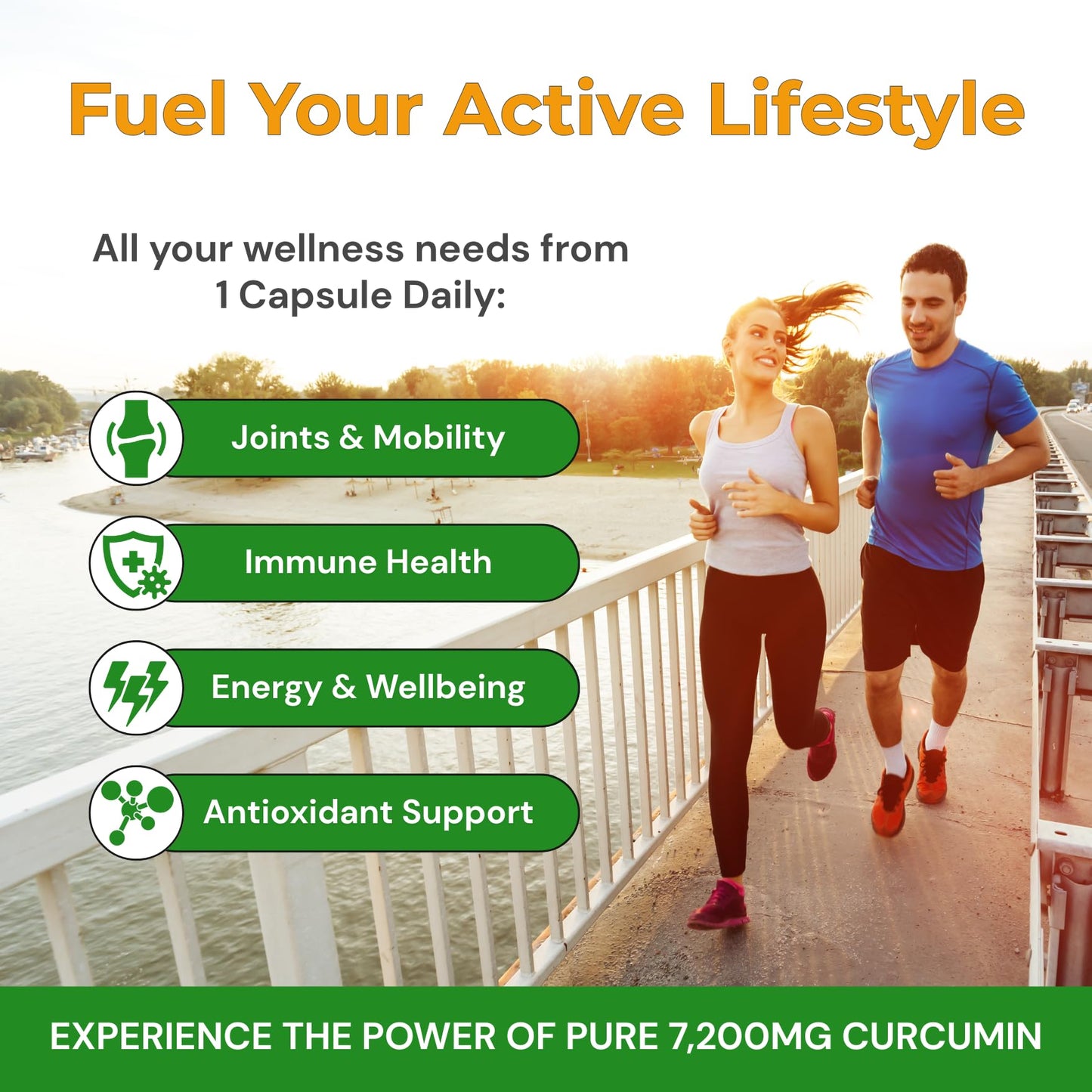 STRENGTH & SPICES Turmeric Curcumin Capsules 90 Count