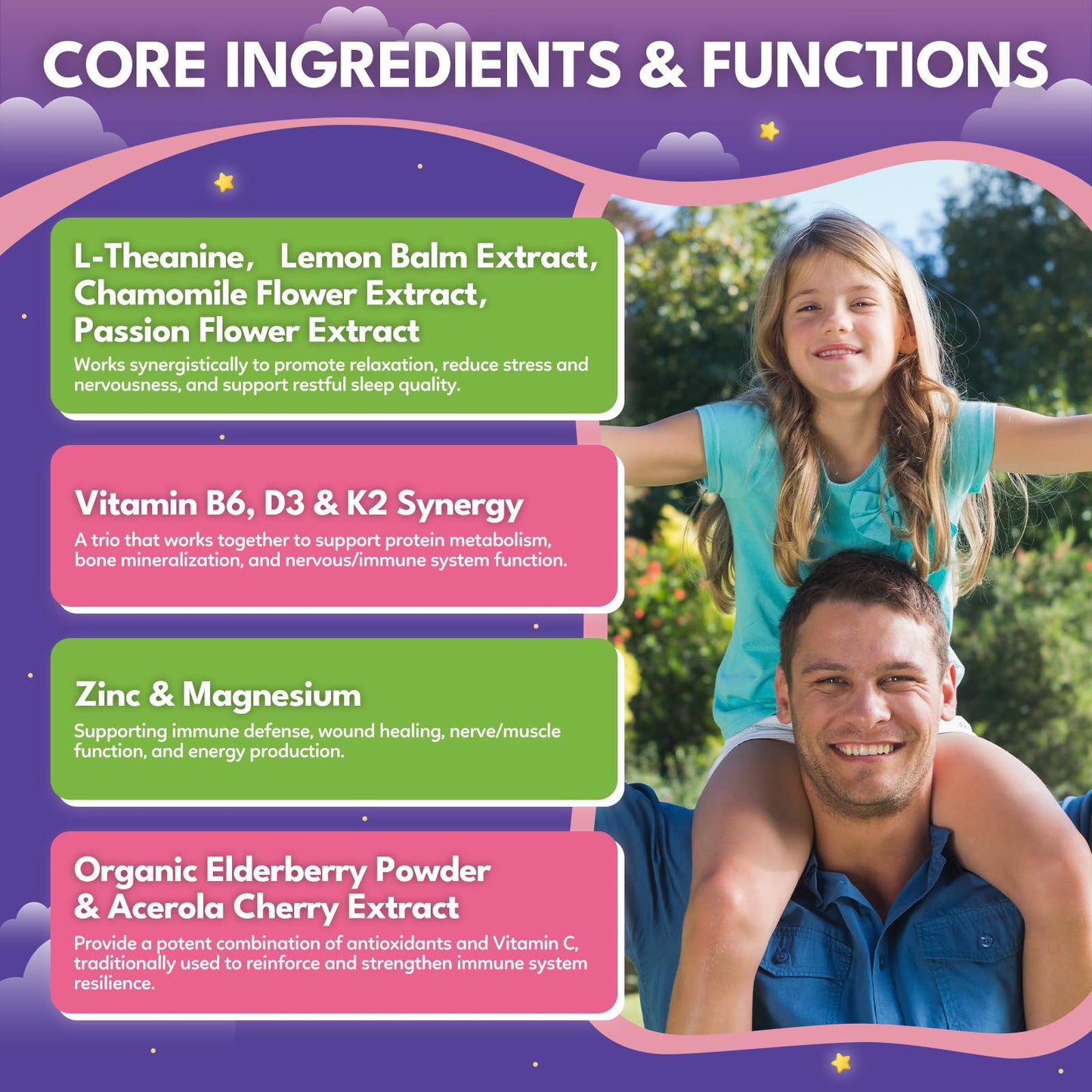 CNCHEF Magnesium Calming Gummies, Gummy, 60 Count