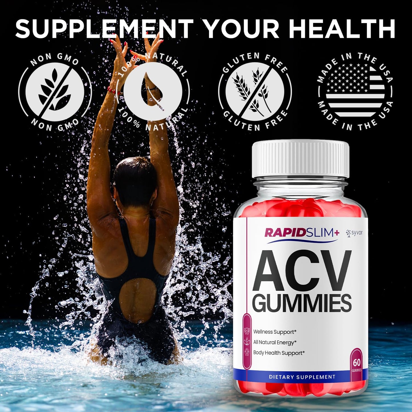 Syvor Rapidslim ACV 120 Gummies