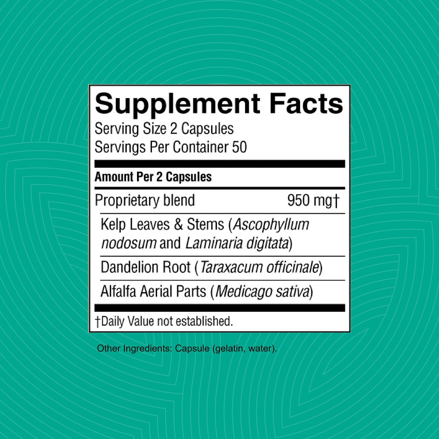 Nature's Sunshine Herbal Trace Minerals Capsules 100